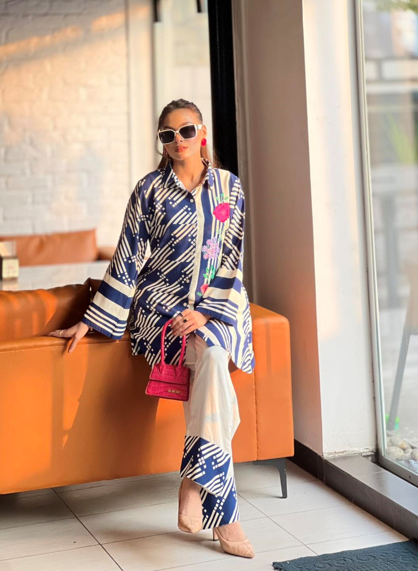 Bold Navy Chic Co-Ord