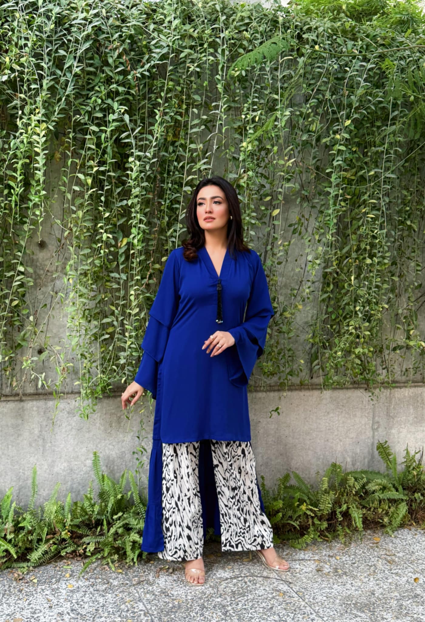 Royal Blue Elegance Co-Ord Set