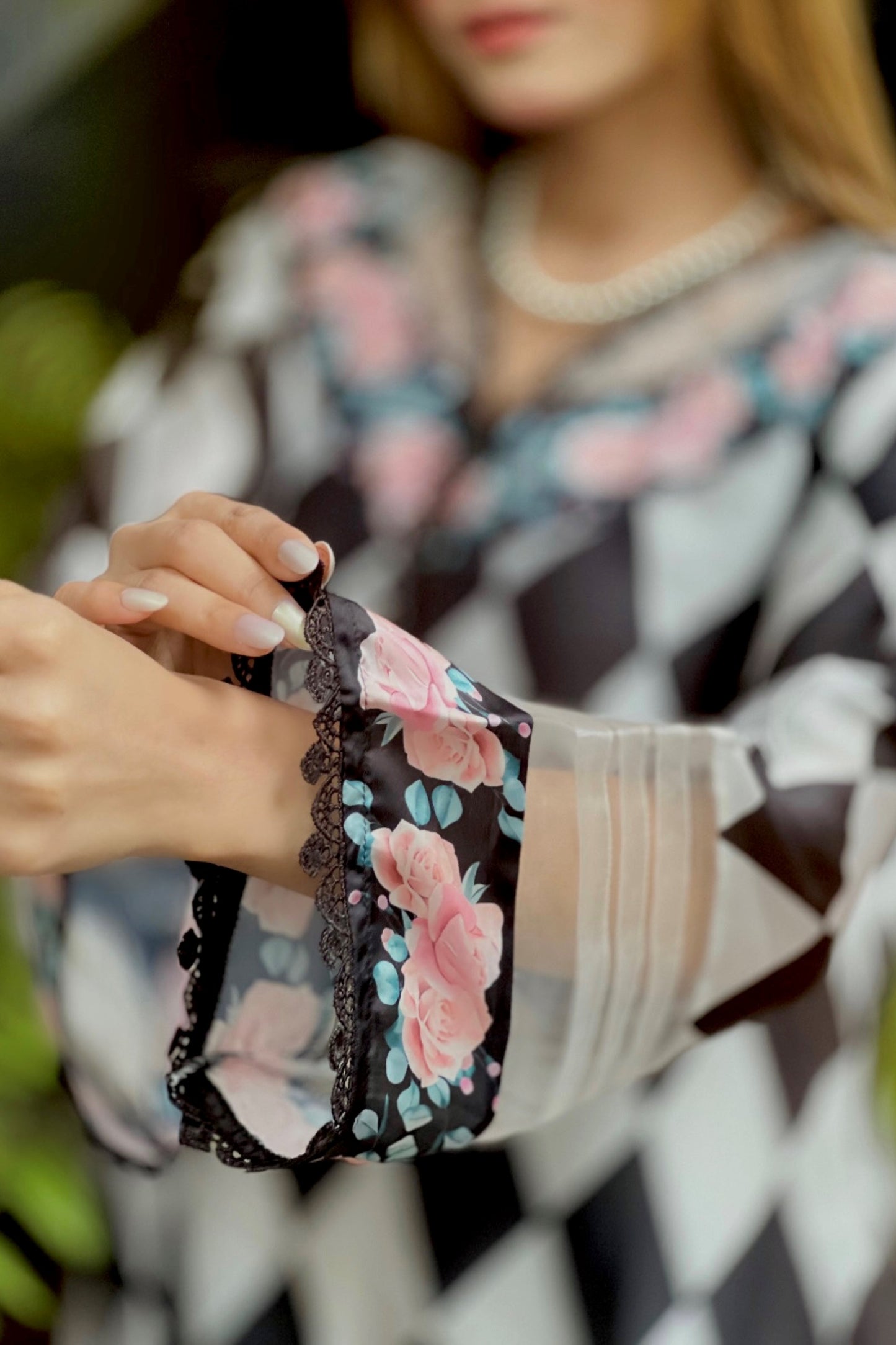 Chic Harlequin Floral Fusion Co-Ord