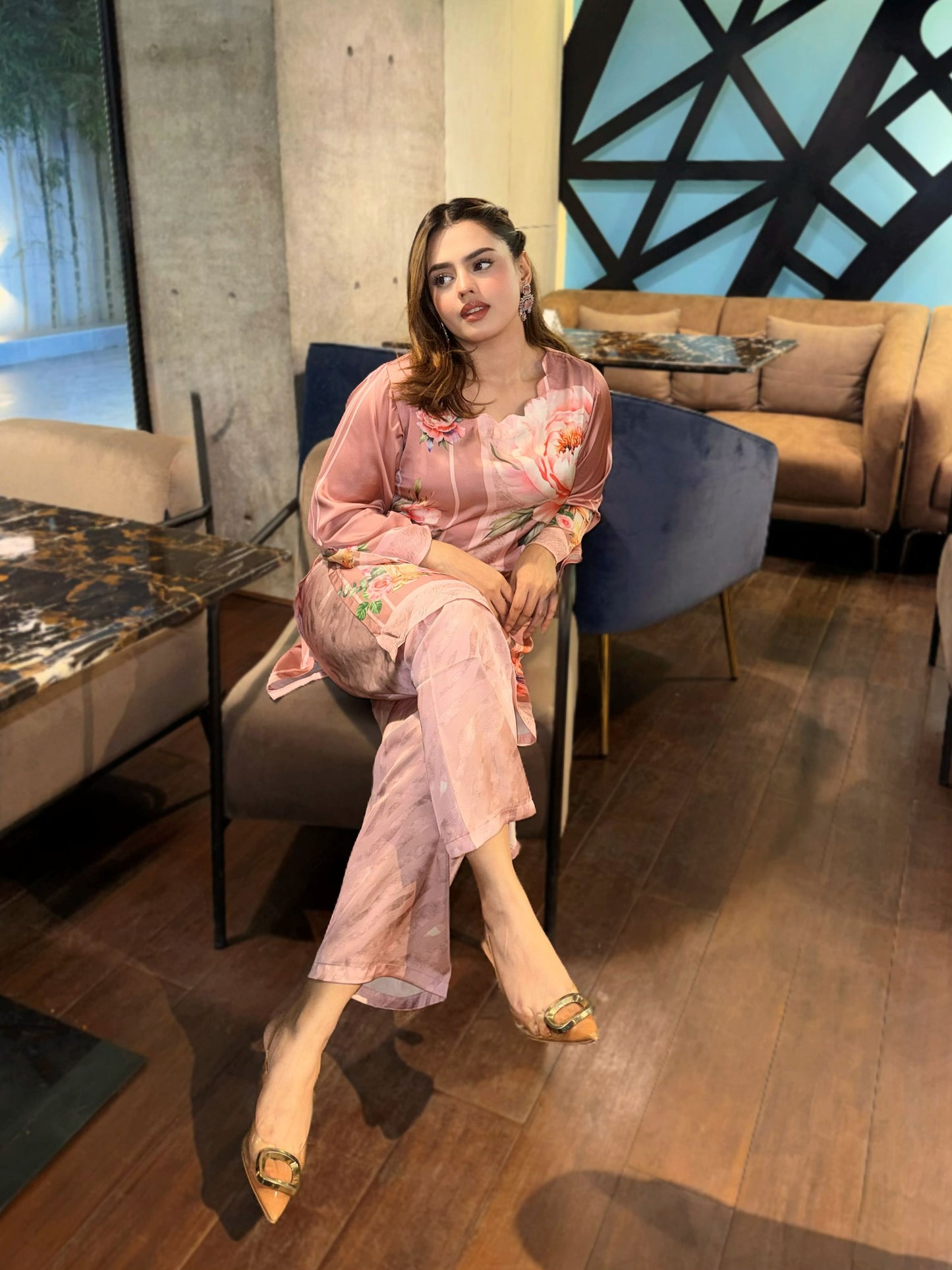 Blush Peony Co-ord Set
