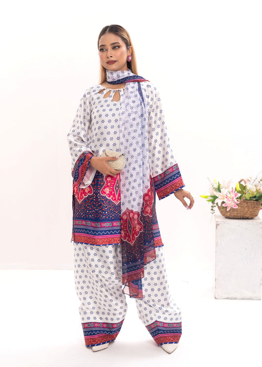 Ivory Bloom Ensemble Three-Piece Set