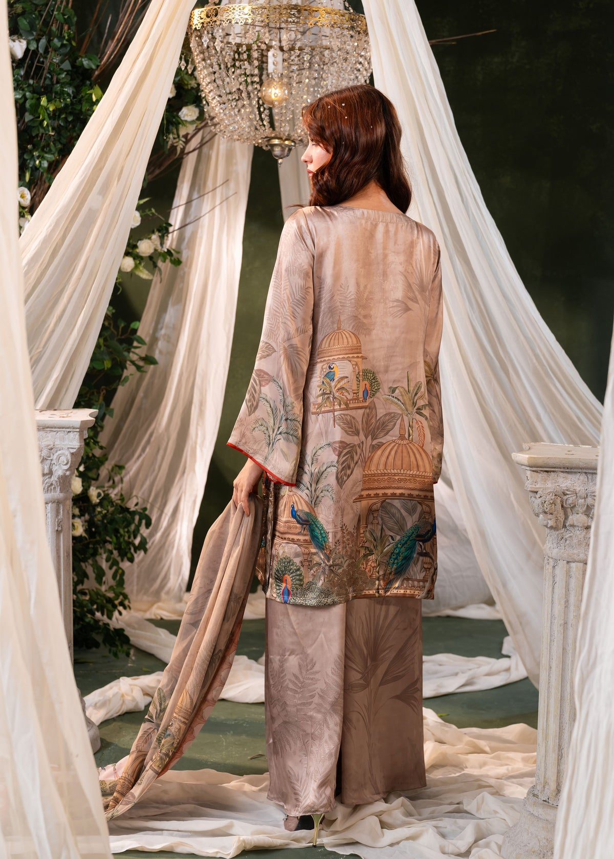 Royal Peacock GardenThree-Piece Set