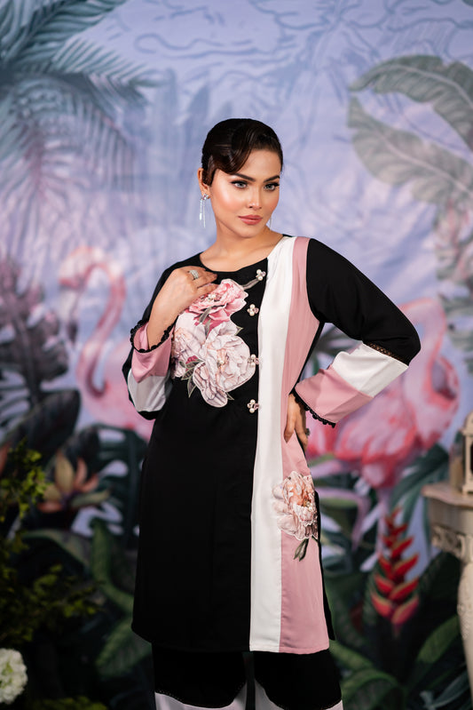 Floral Fusion Ensemble Co-Ord Set