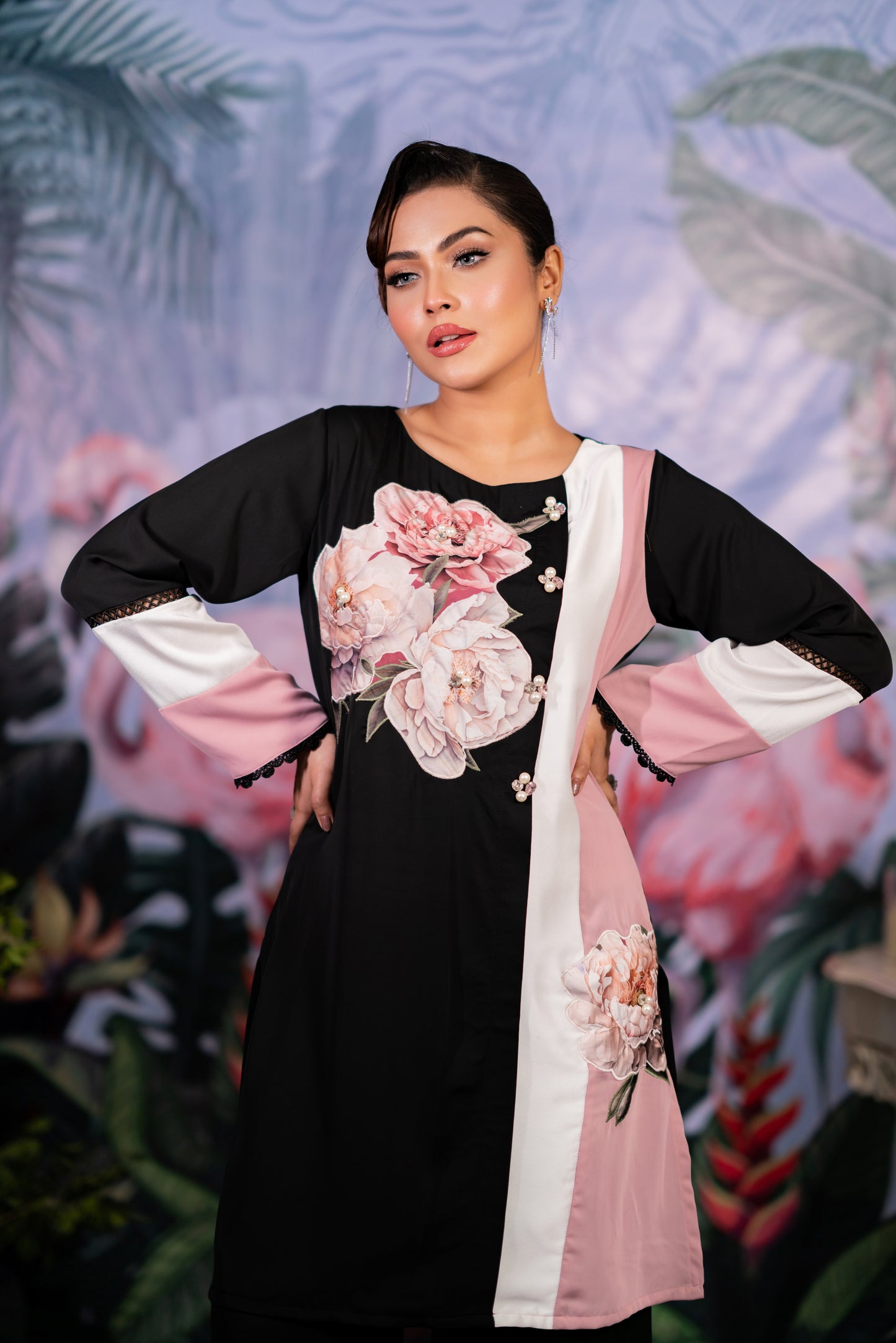 Floral Fusion Ensemble Co-Ord Set