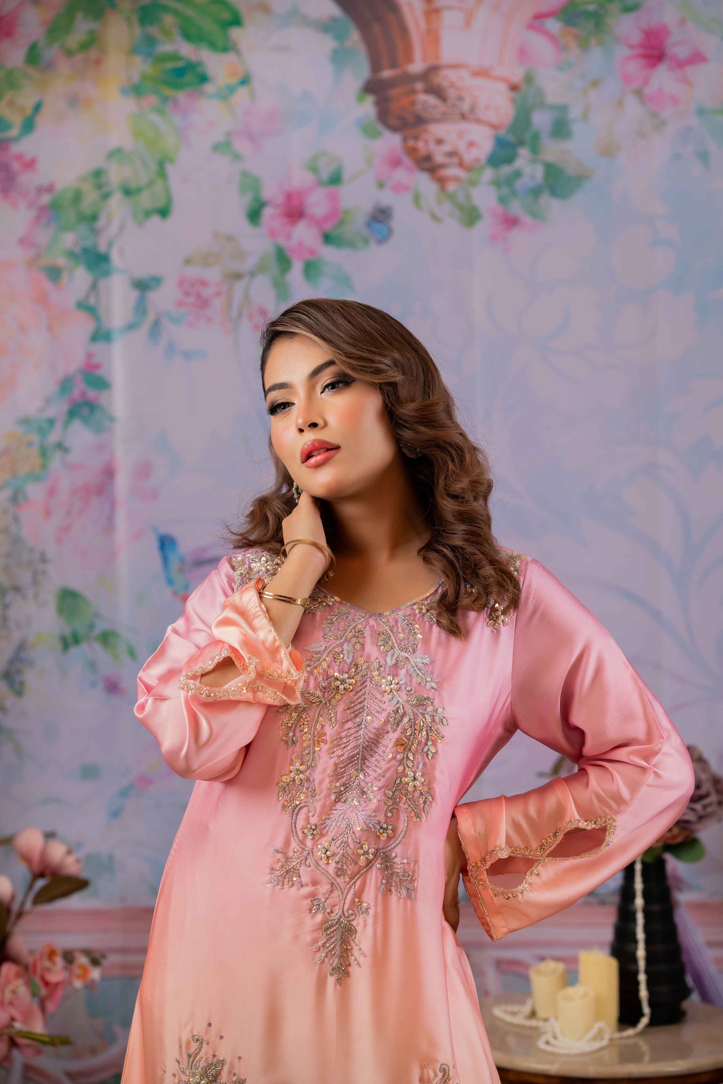 Blush Lagoon Luxe Kameez