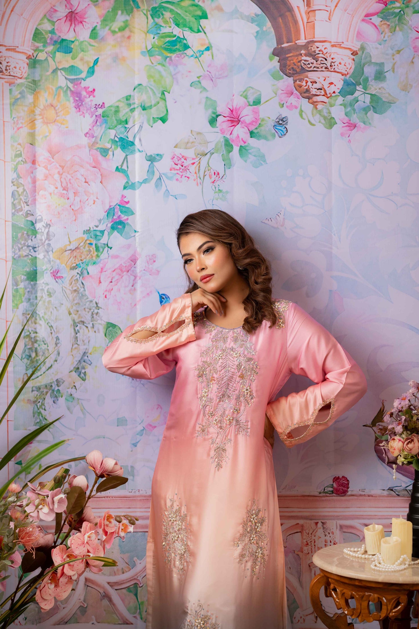 Blush Lagoon Luxe Kameez