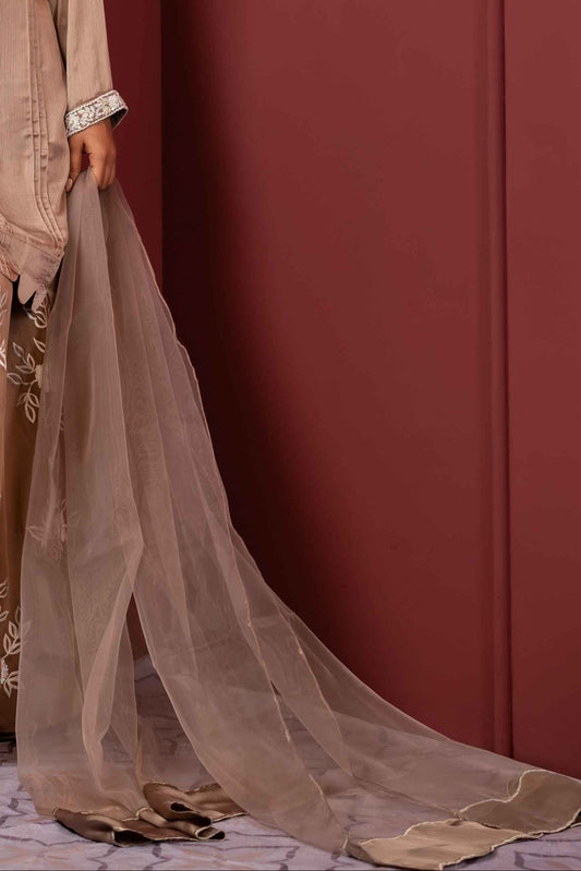 Mocha Mist Sheer Dupatta