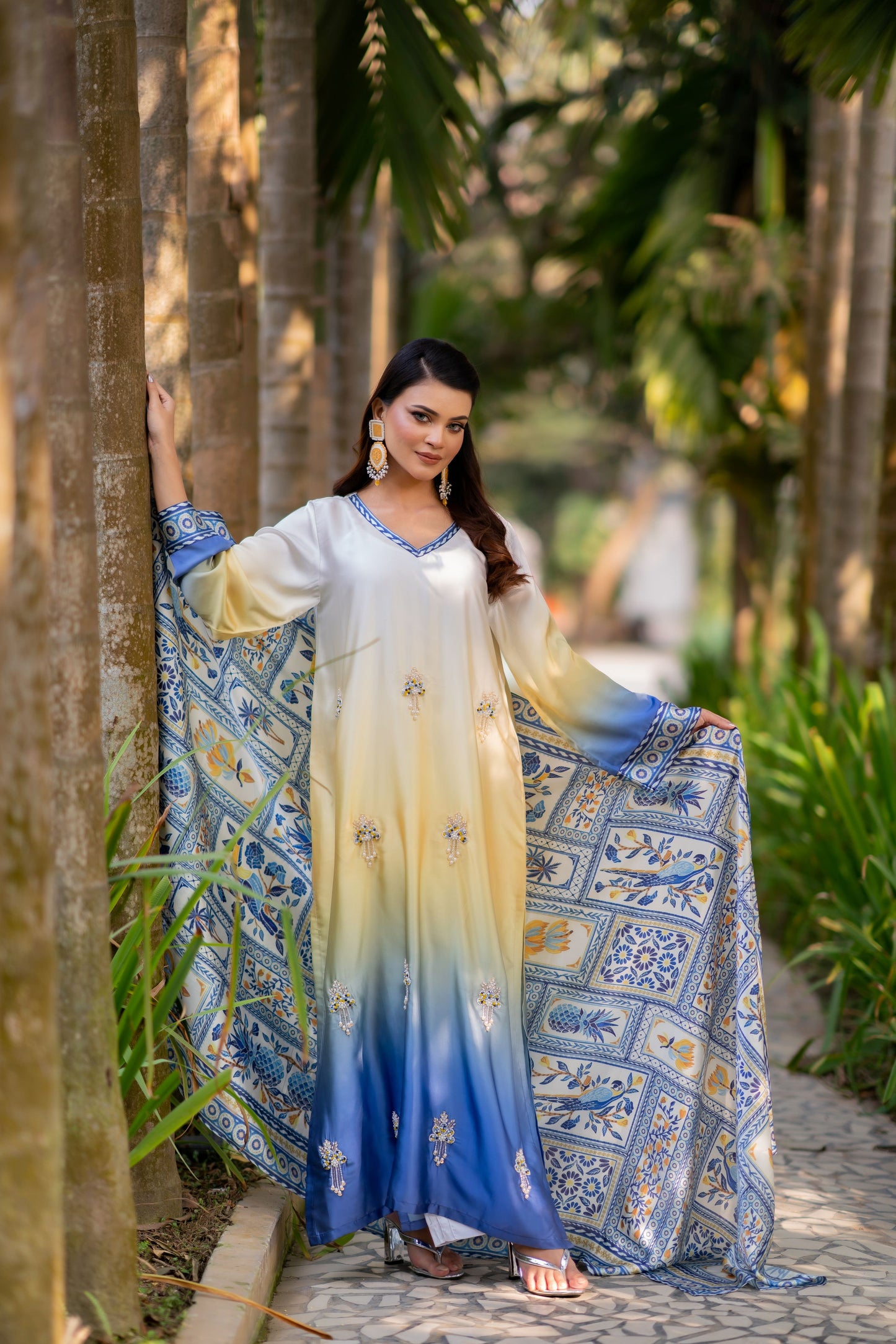 Sunset Ombre Elegance Three Piece set