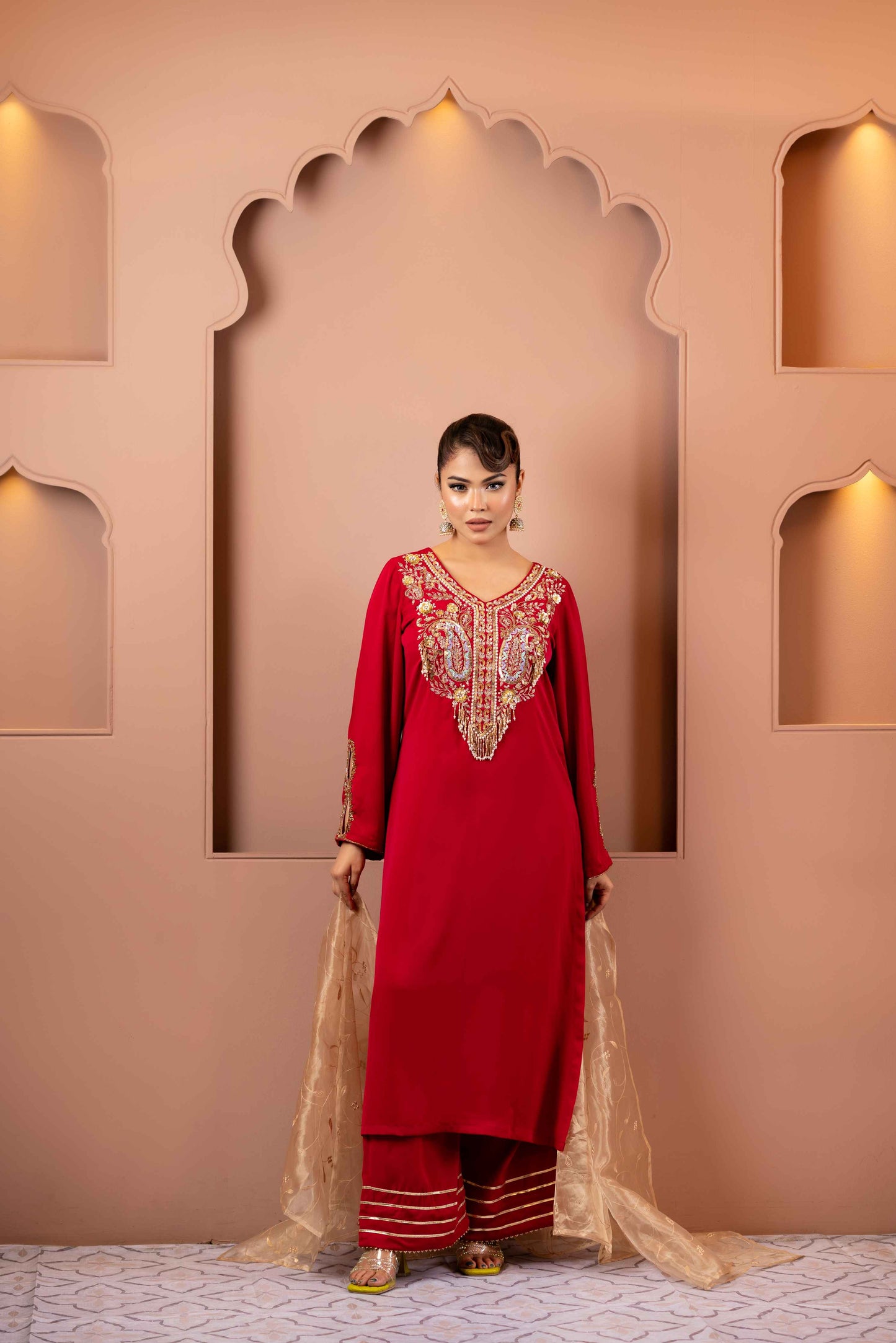 Crimson Grace Shalwar Kameez Set