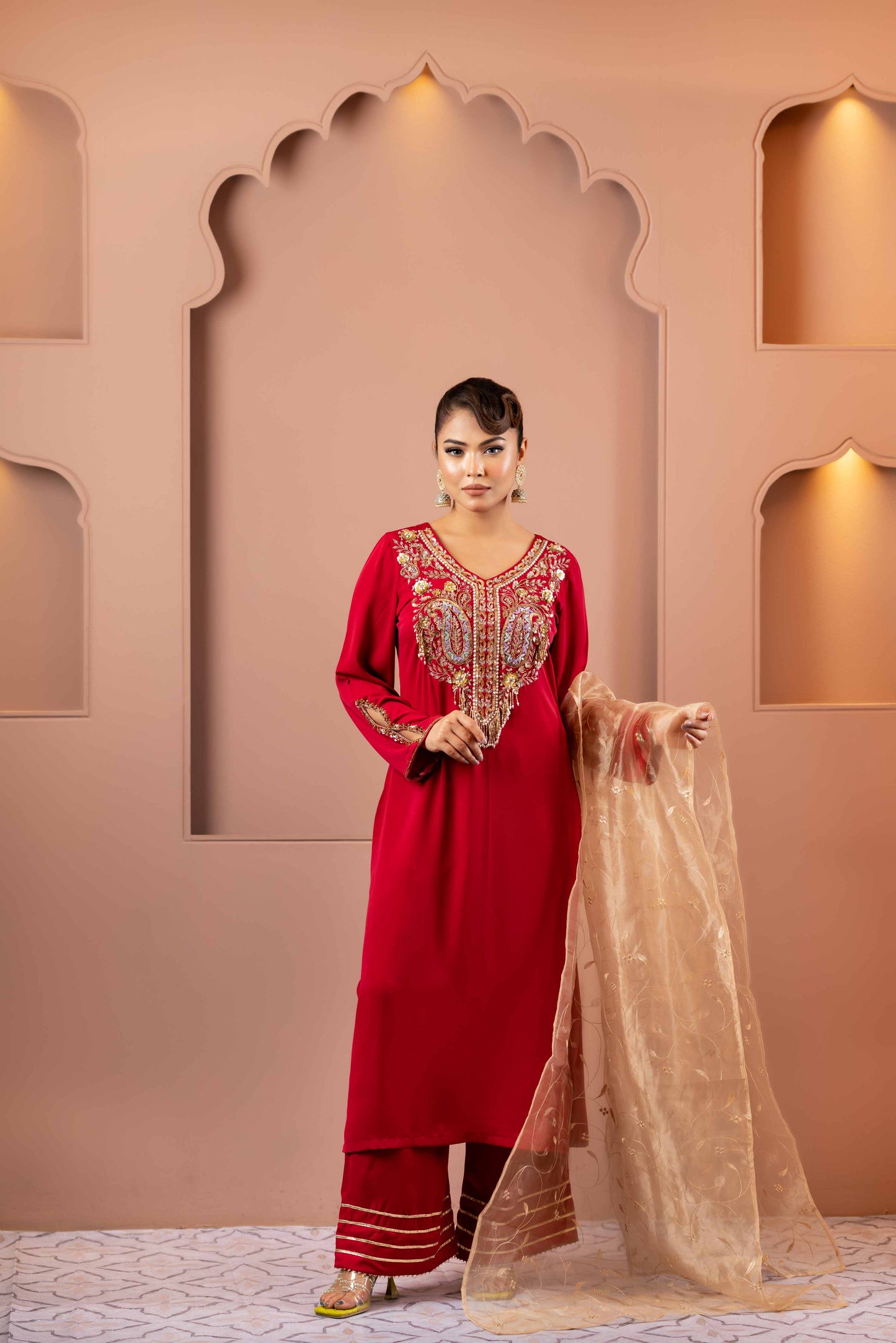 Crimson Grace Shalwar Kameez Set
