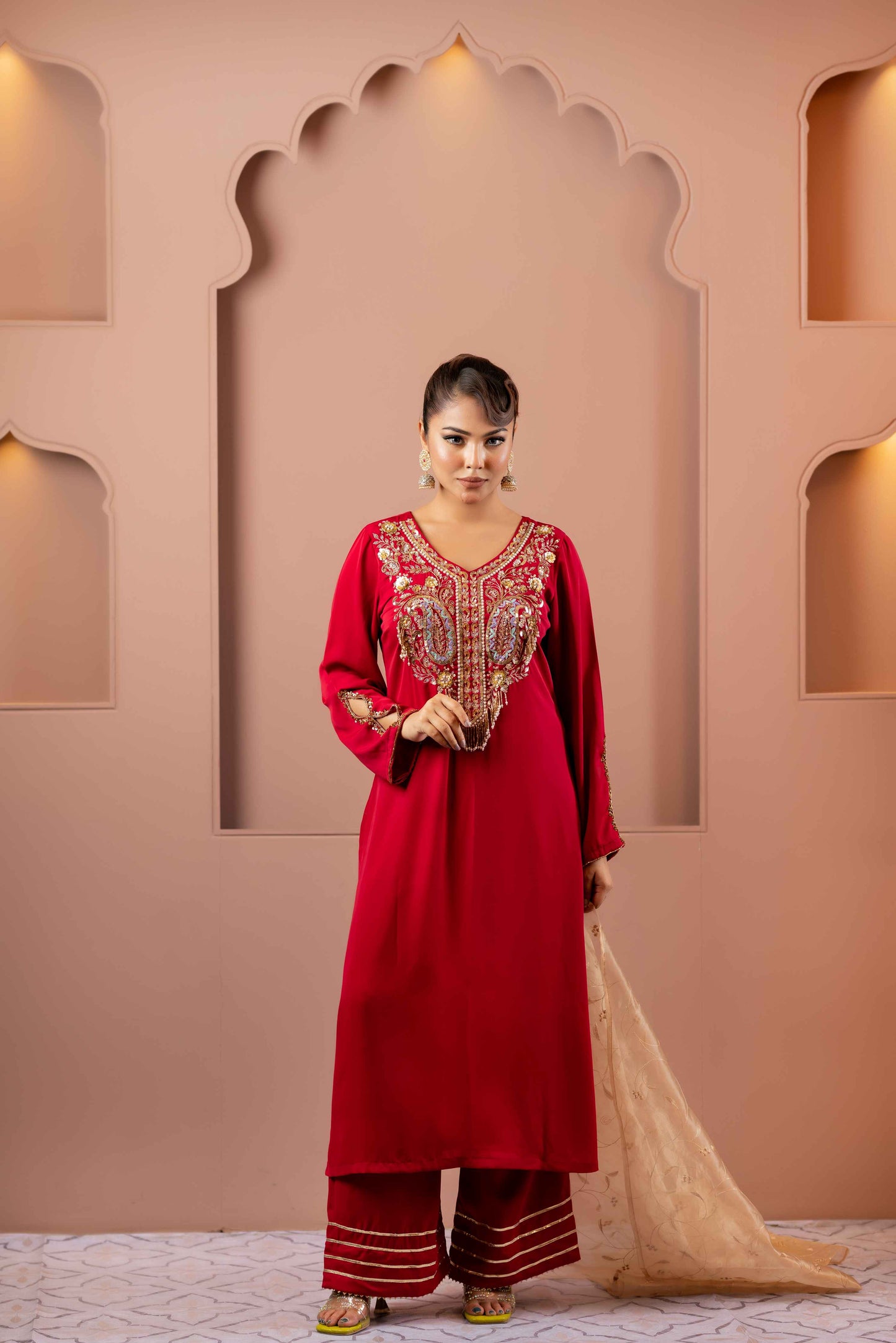 Crimson Grace Shalwar Kameez Set