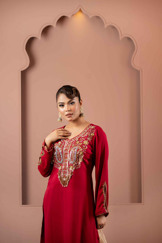 Crimson Grace Shalwar Kameez Set