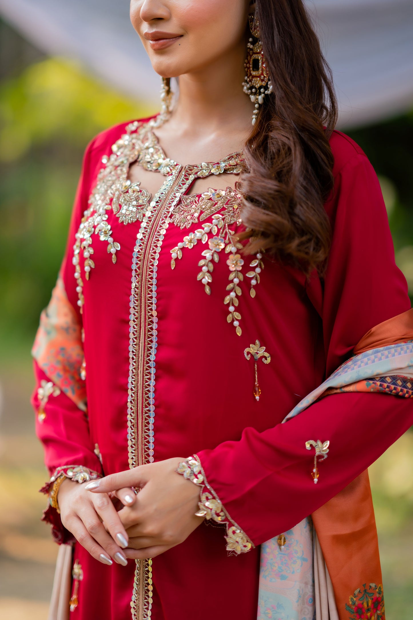 Crimson Royale Red Ensemble with Heritage Accents Set