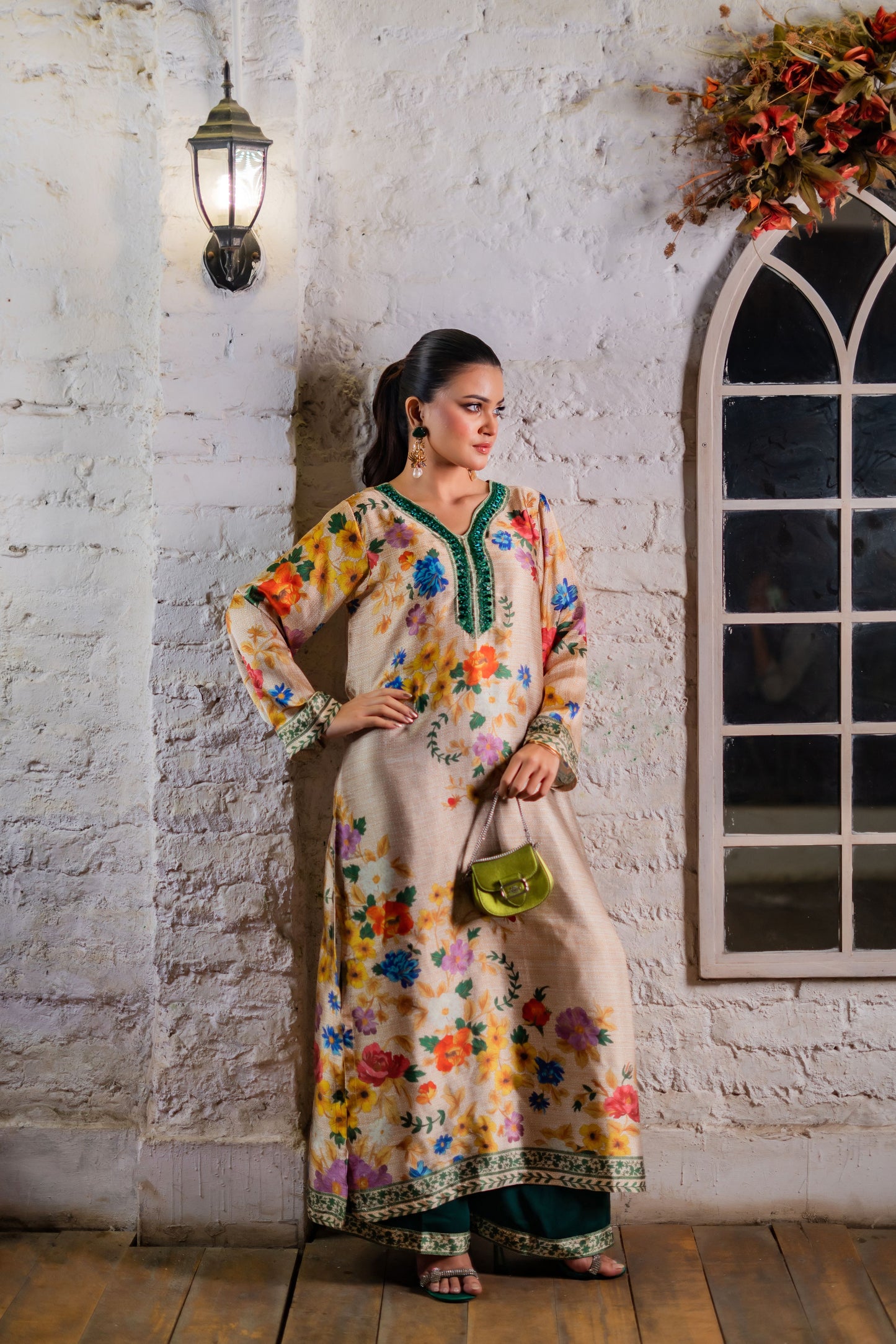 Meadow Bloom Serenity Long Kameez And Pant