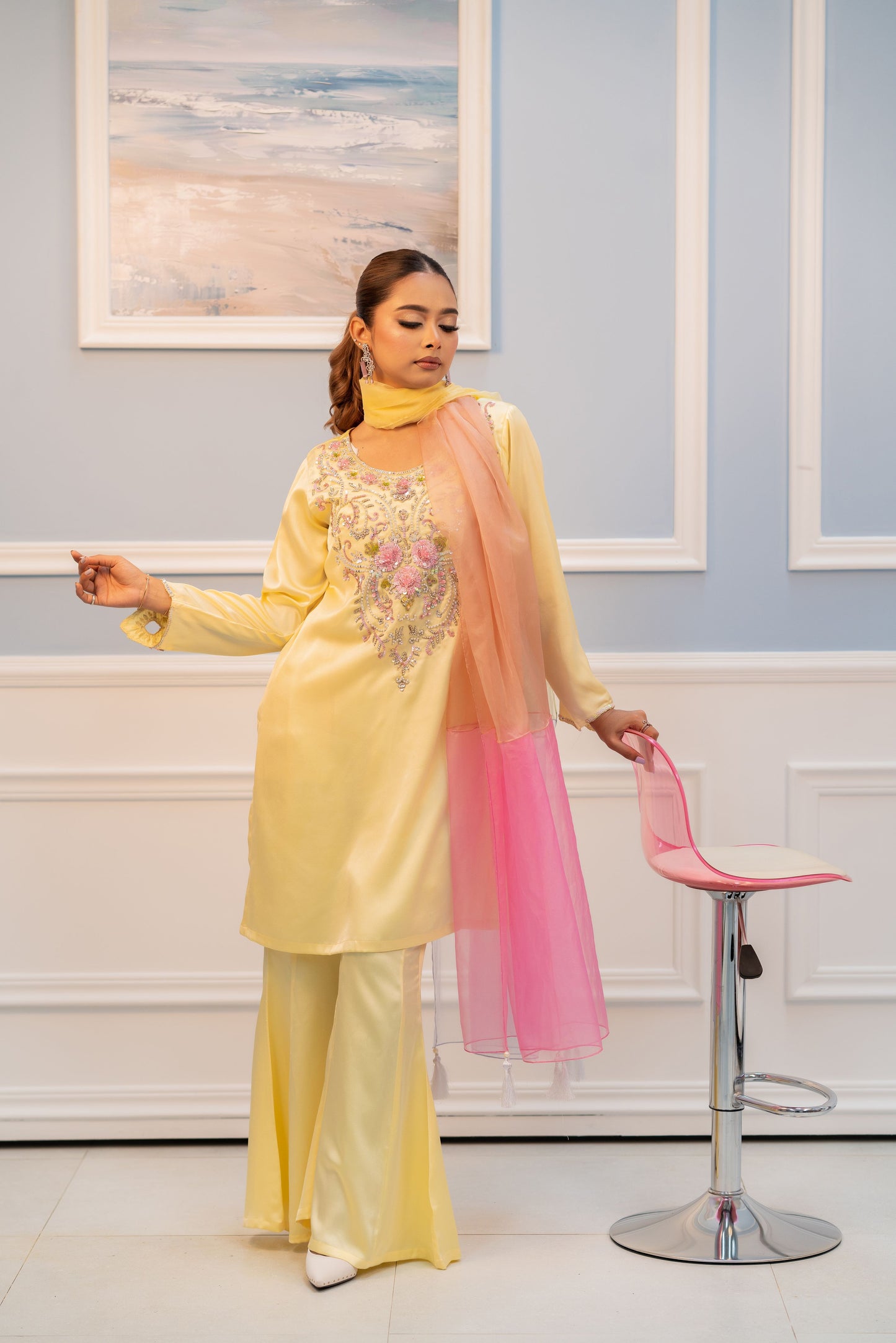 Buttercup Bloom Festive Three-Piece Set