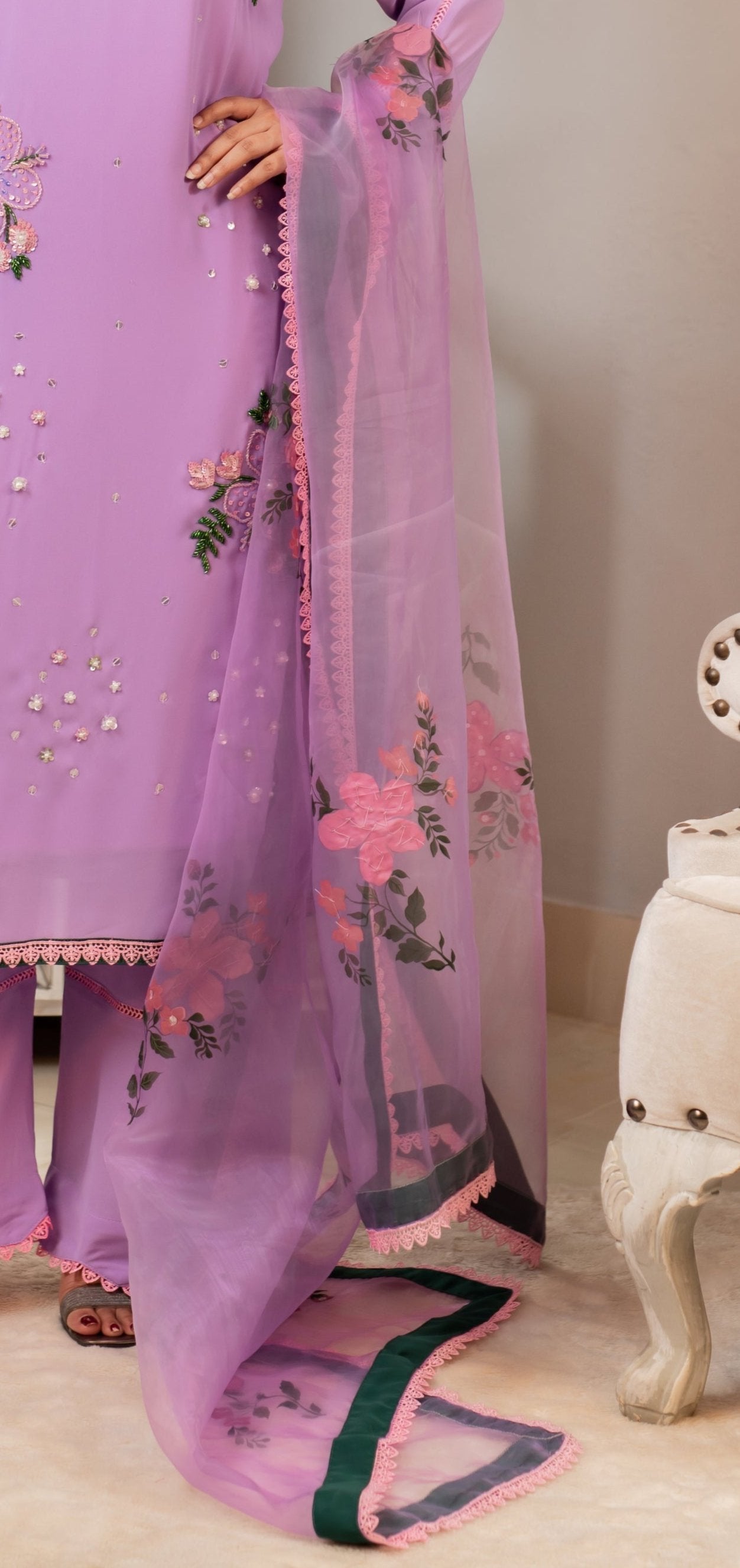 Blooming Elegance Dupatta