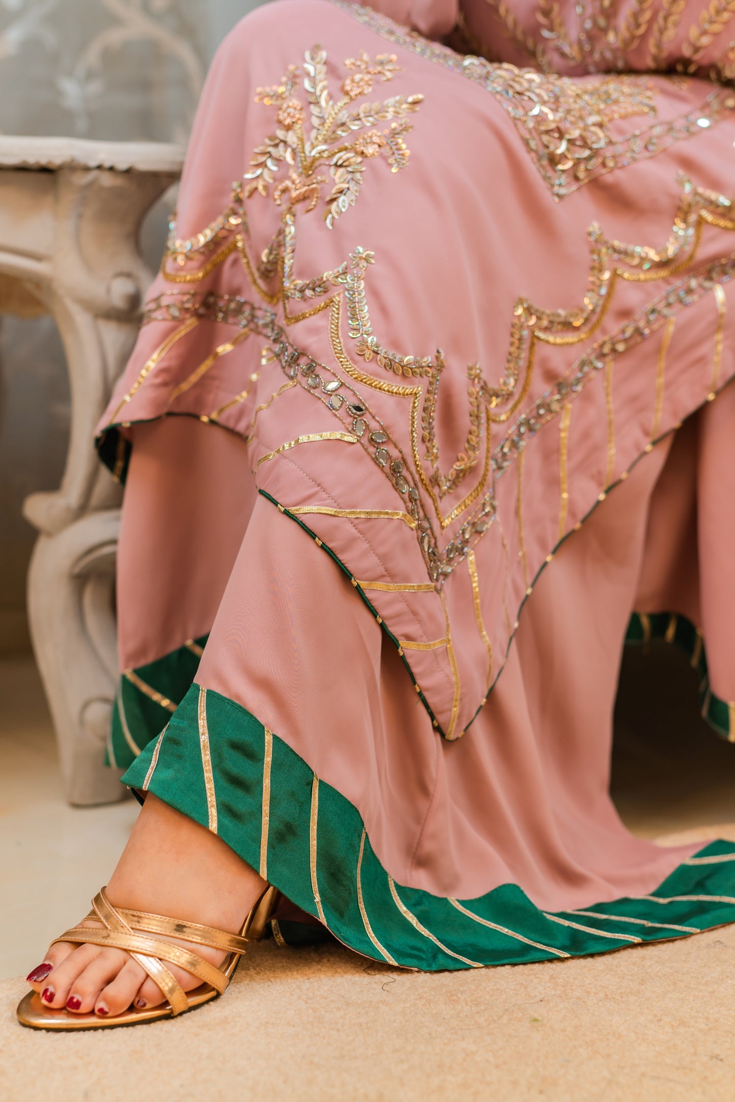 Mauve Heritage Shalwar Kameez Set