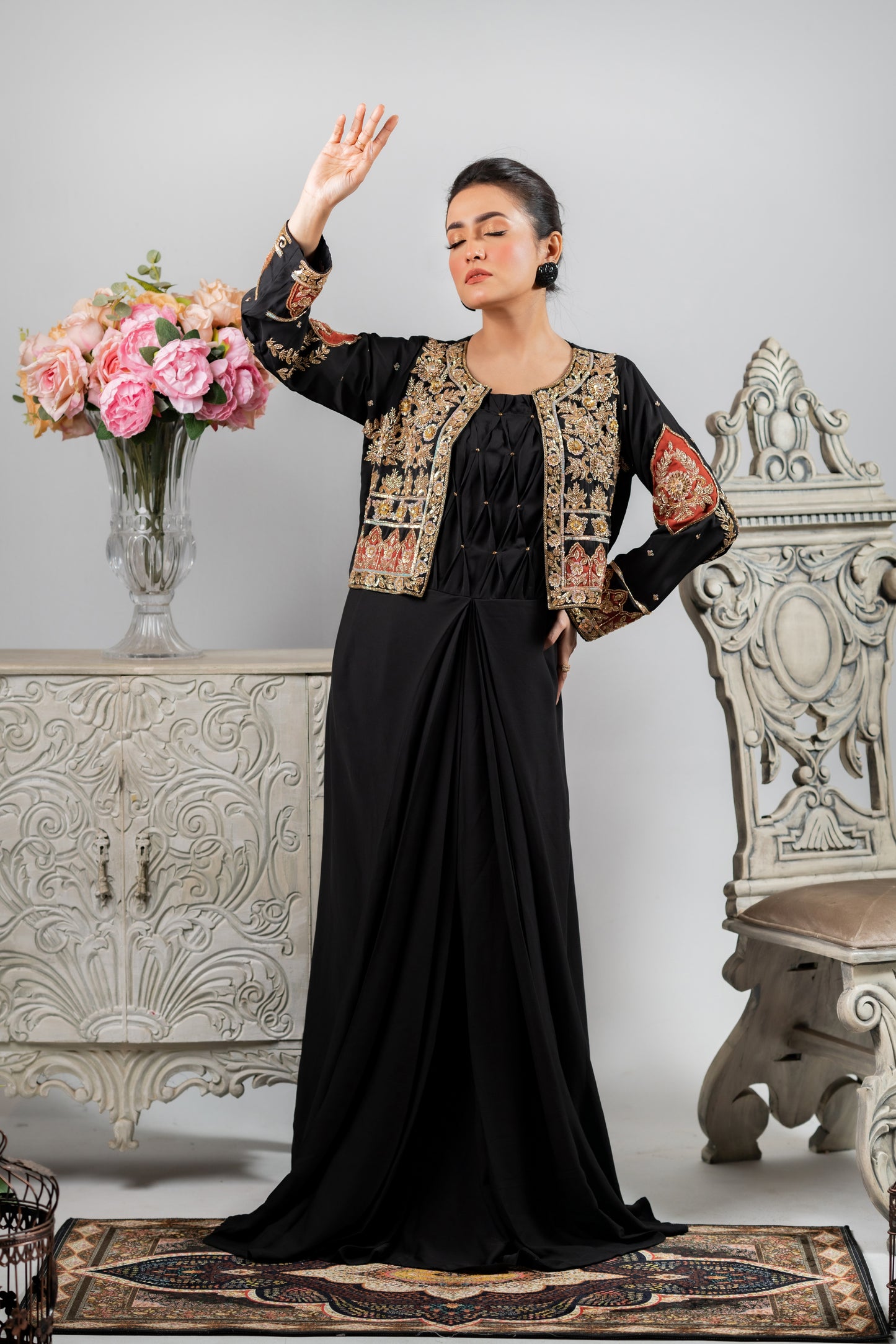 Royal Noir Coaty Elegance