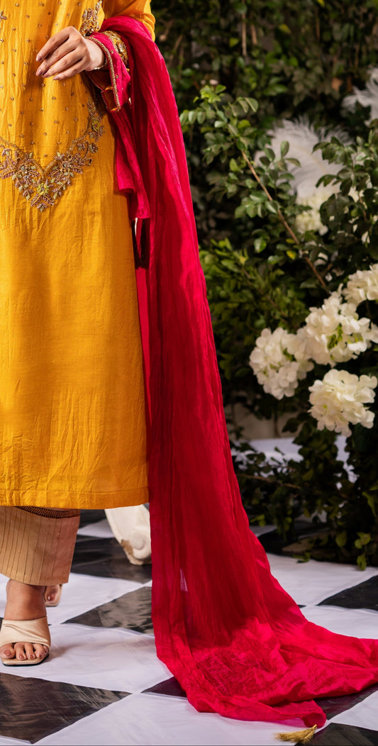 Rose Fizz Festive Dupatta