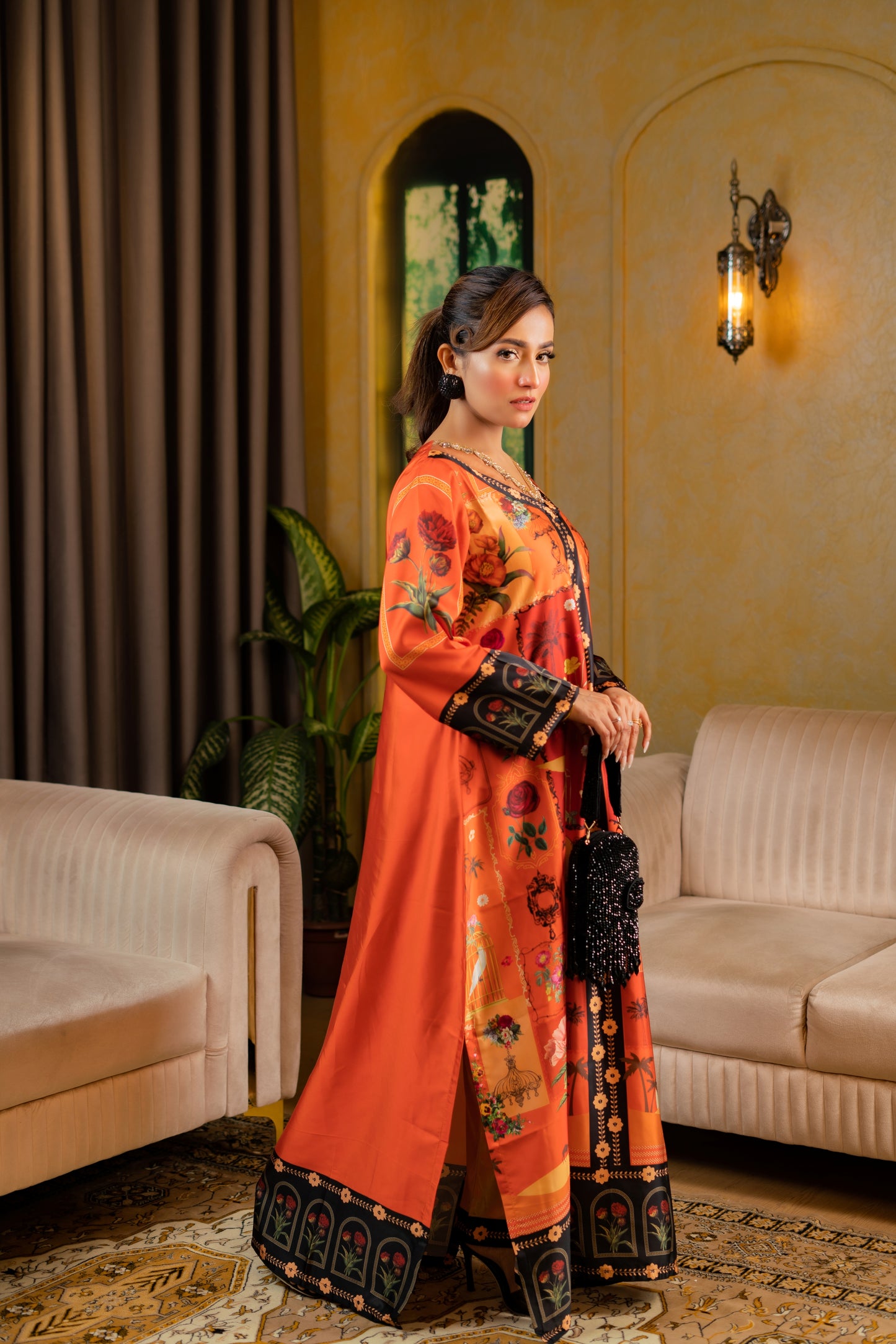 Sunset Muse Long Kameez And Pant