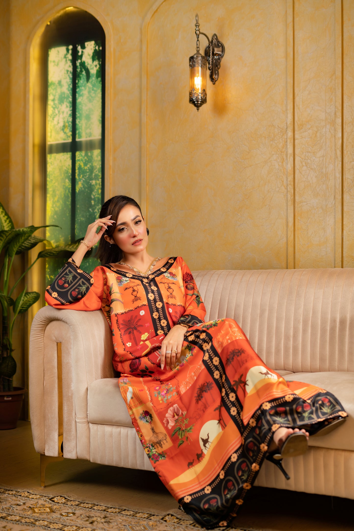 Sunset Muse Long Kameez And Pant