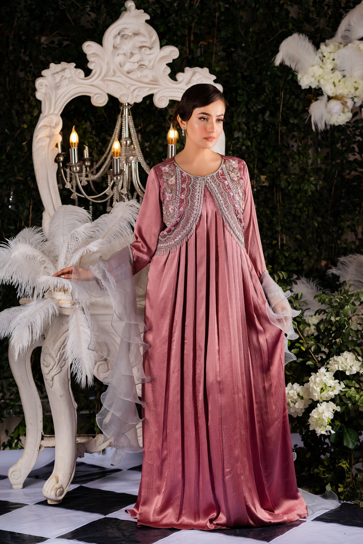 Rosewood Elegance Gown
