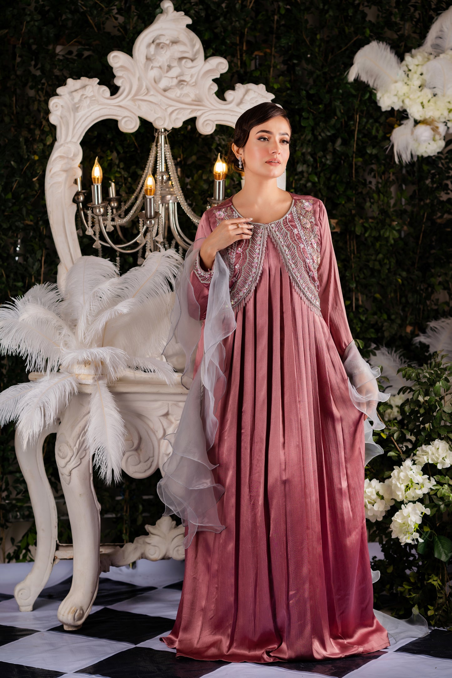 Rosewood Elegance Gown