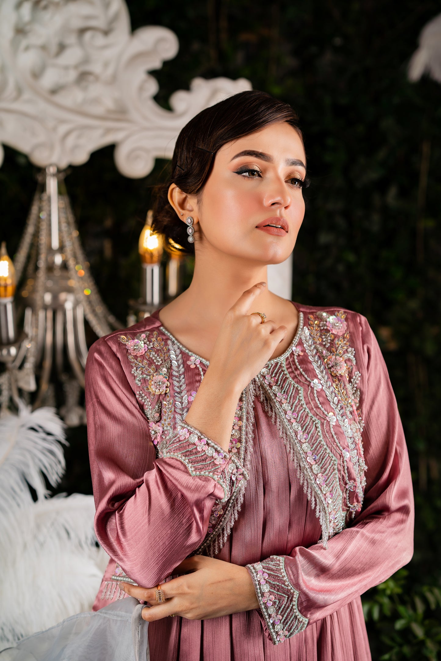 Rosewood Elegance Gown