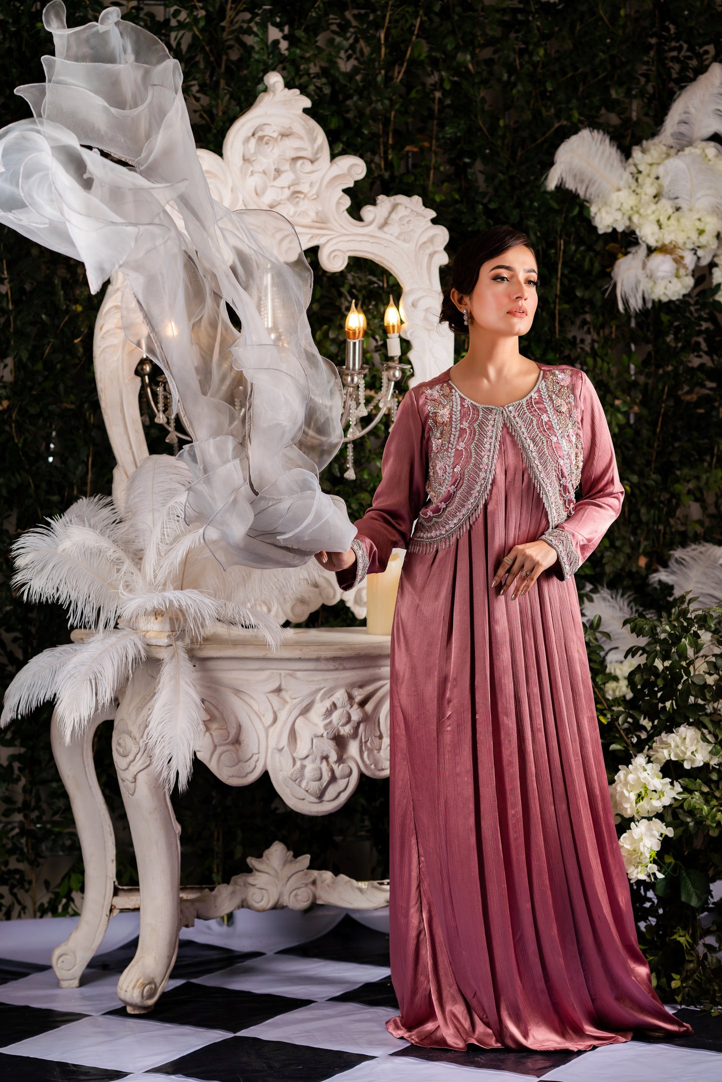 Rosewood Elegance Gown