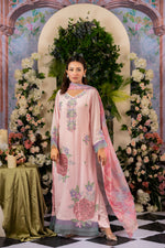 Blush Pink Floral Elegance Three -Piece Set