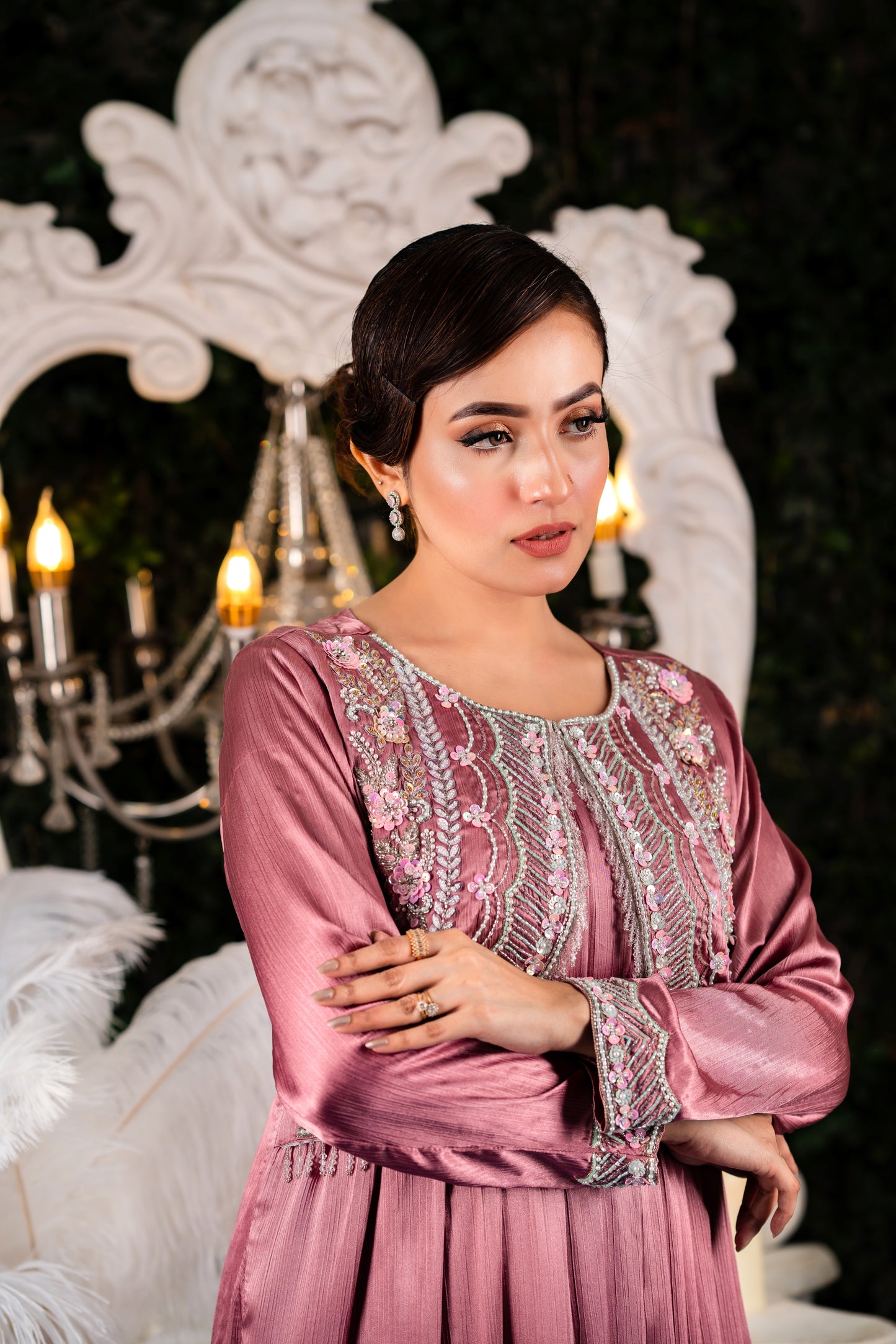 Rosewood Elegance Gown