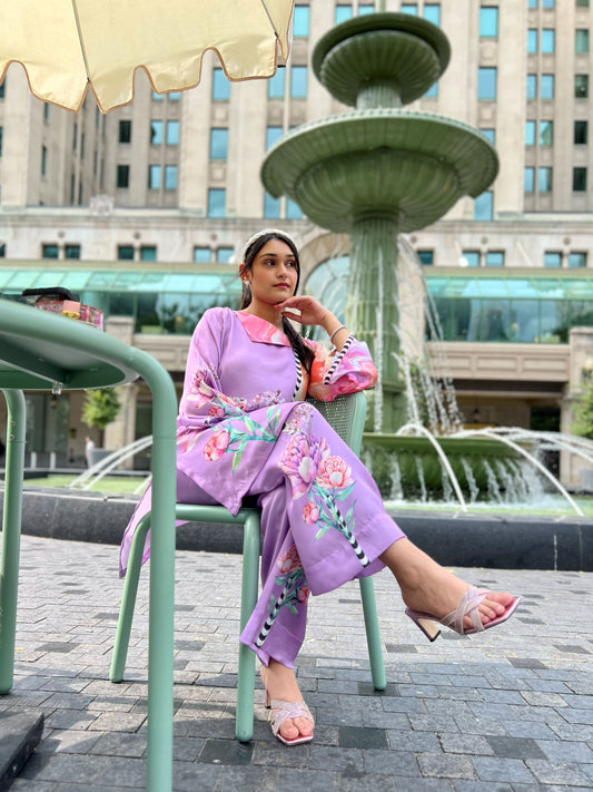 Lavender Bloom Co-Ord Set