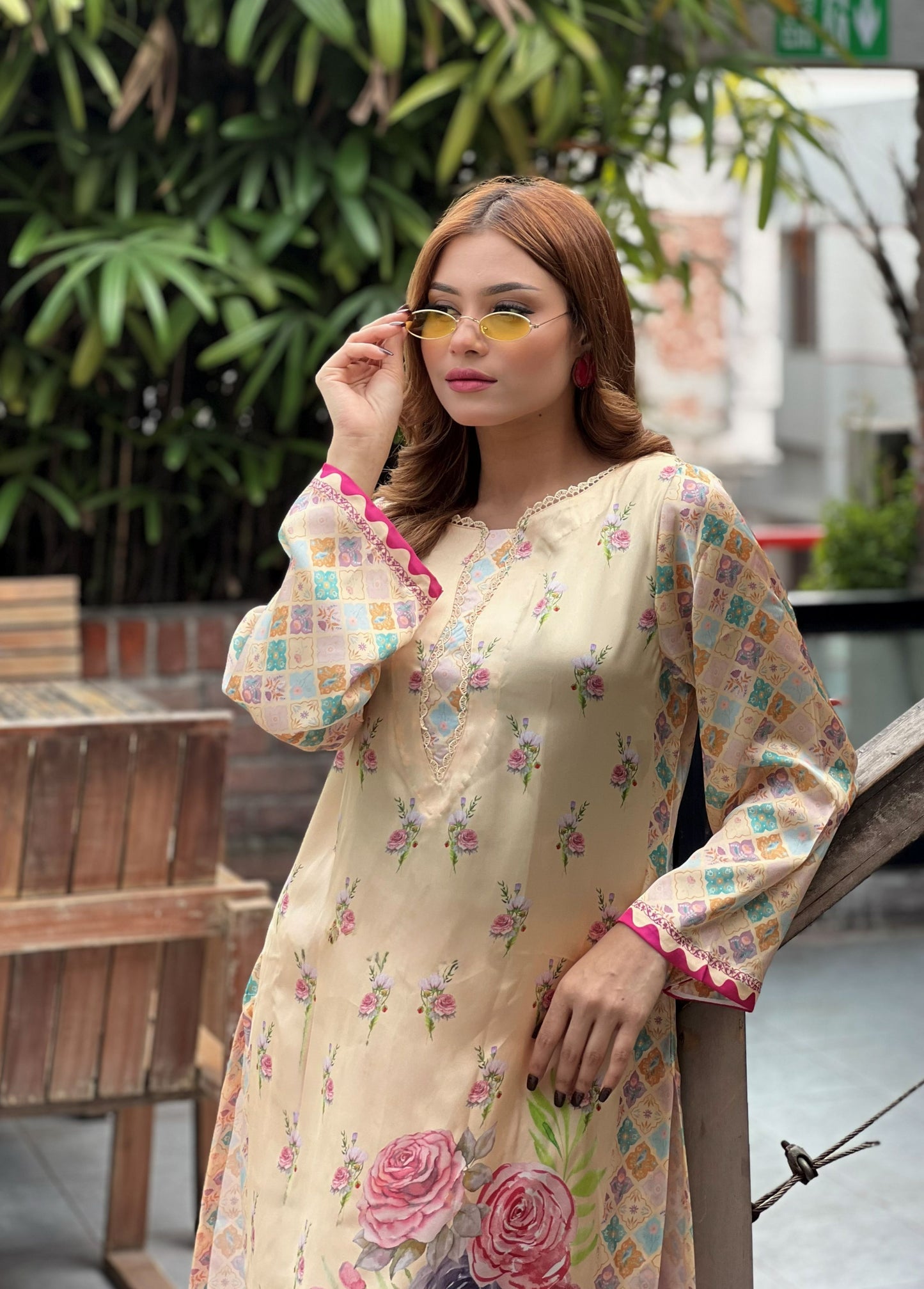 Rosé Bloom Printed Co-ord Set