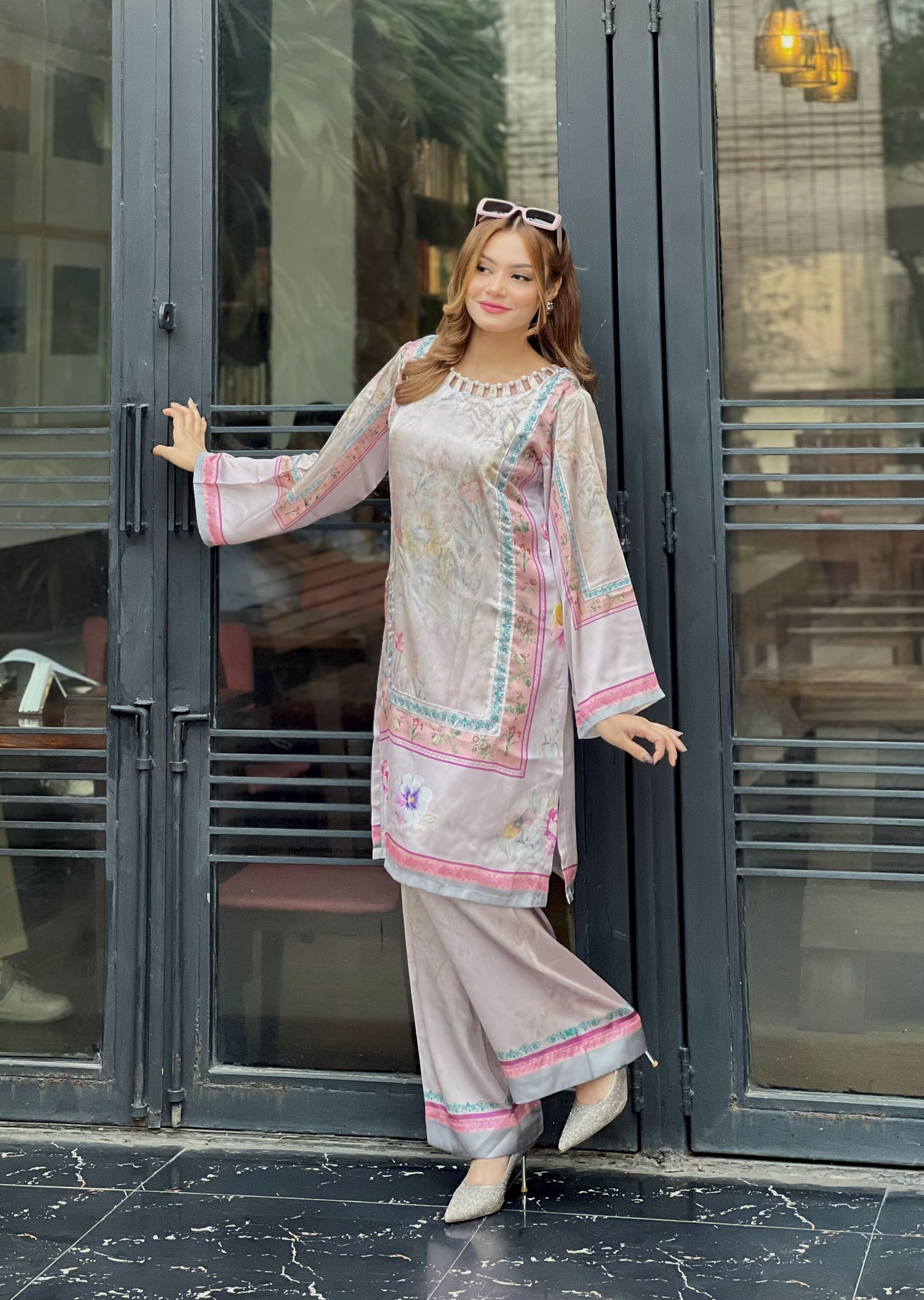 Blush Serenity Printed Co-ord Set