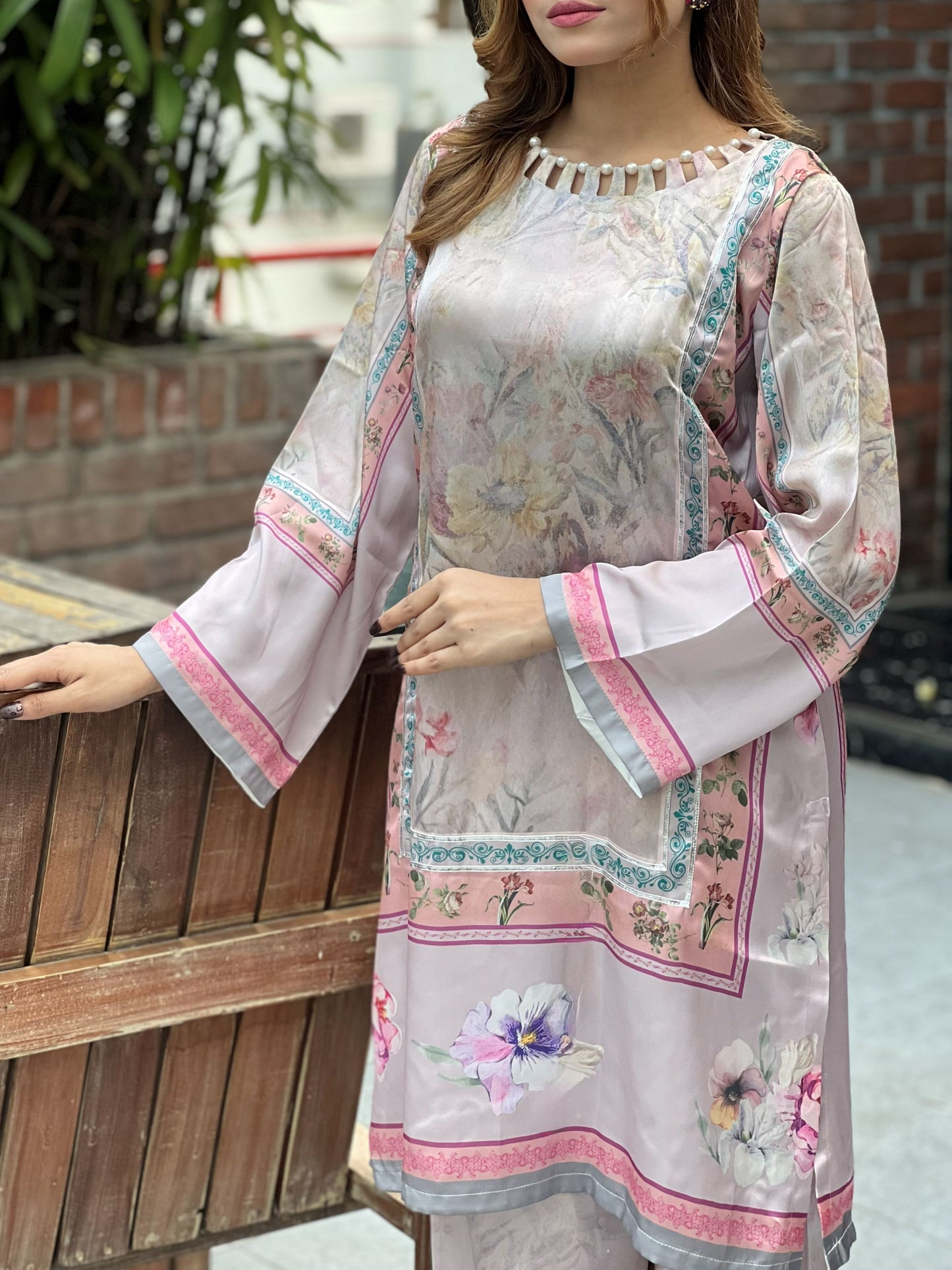 Blush Serenity Printed Co-ord Set