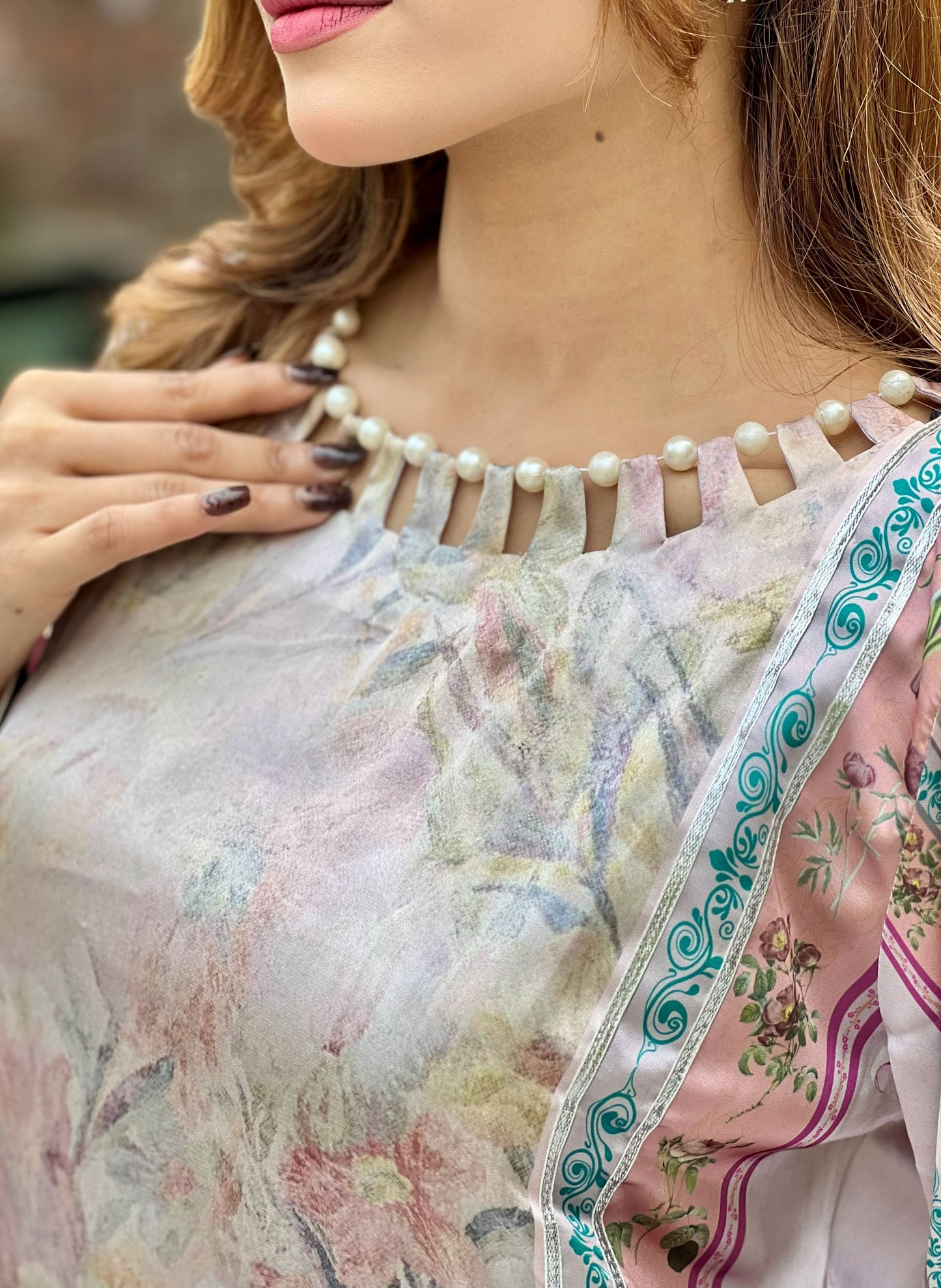 Blush Serenity Printed Co-ord Set