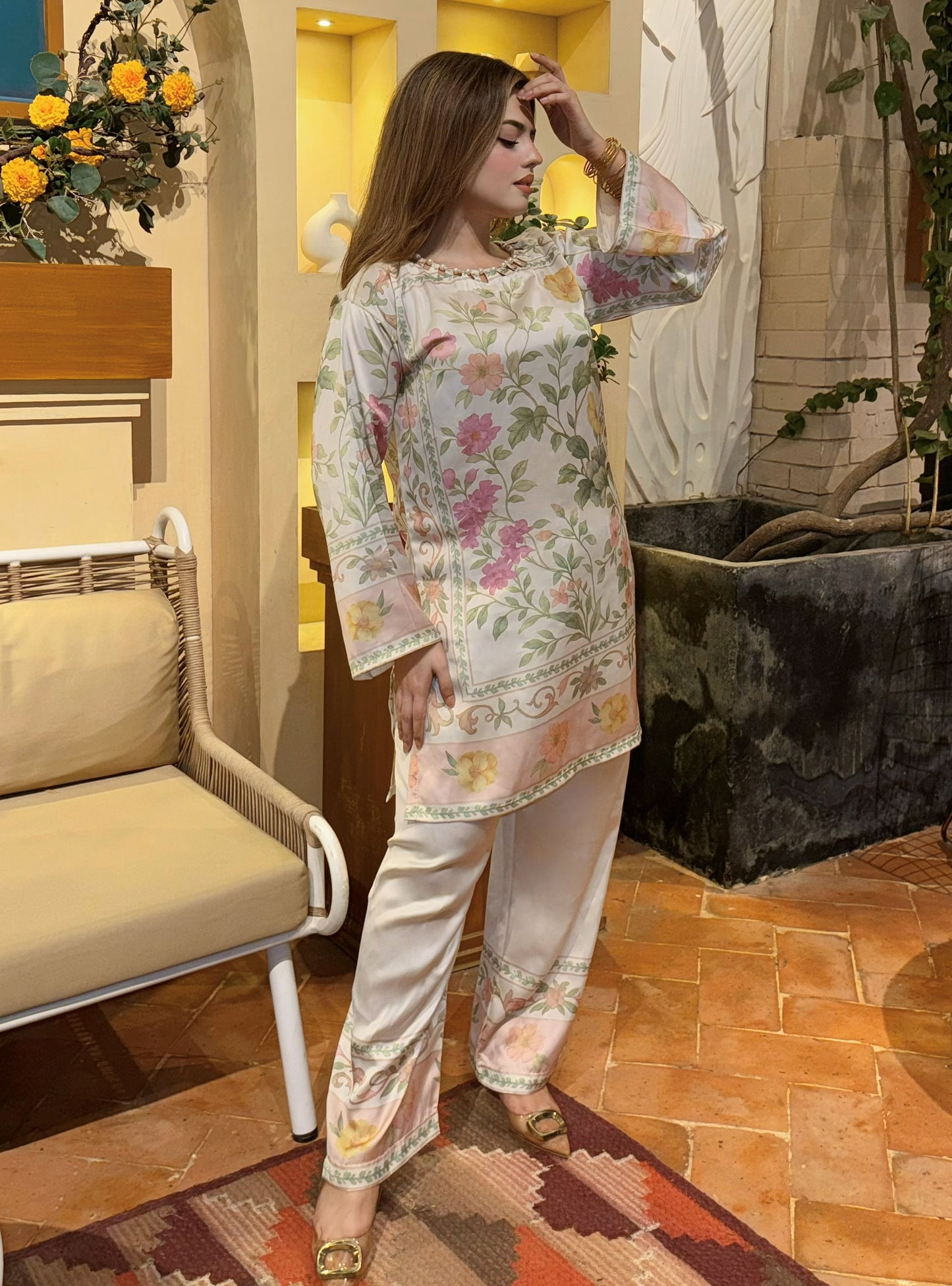 Bloomscape Printed Coord Set