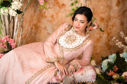 Blush Pink Anarkali Gown