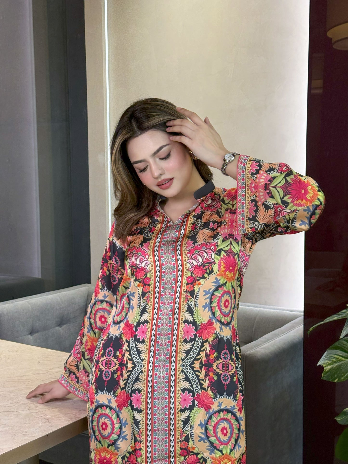 Petal Drift Printed Co-ord Set