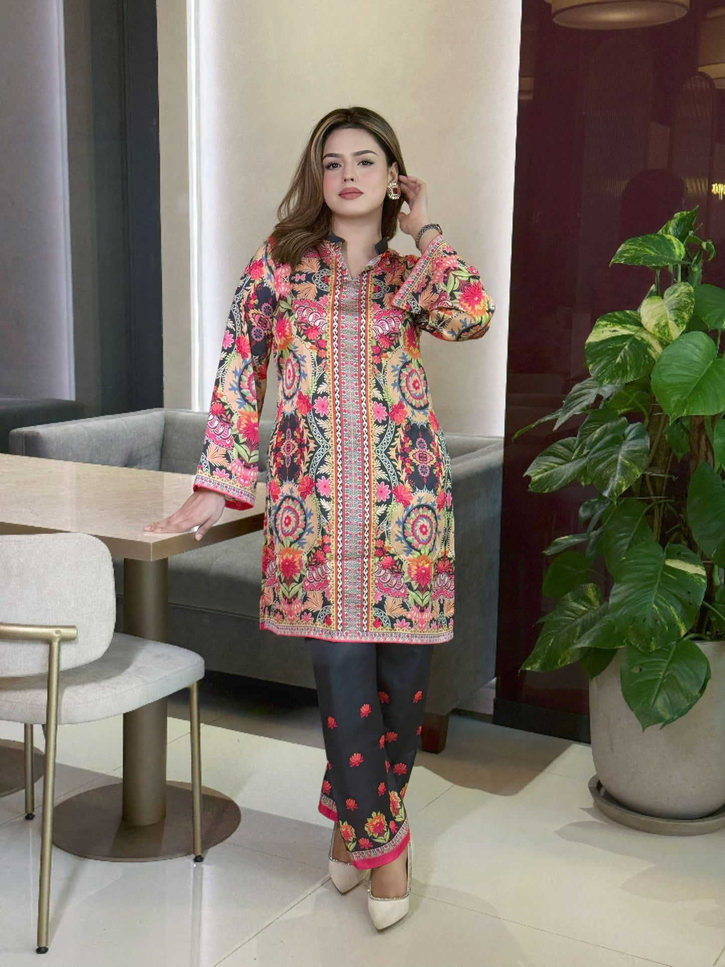 Petal Drift Printed Co-ord Set