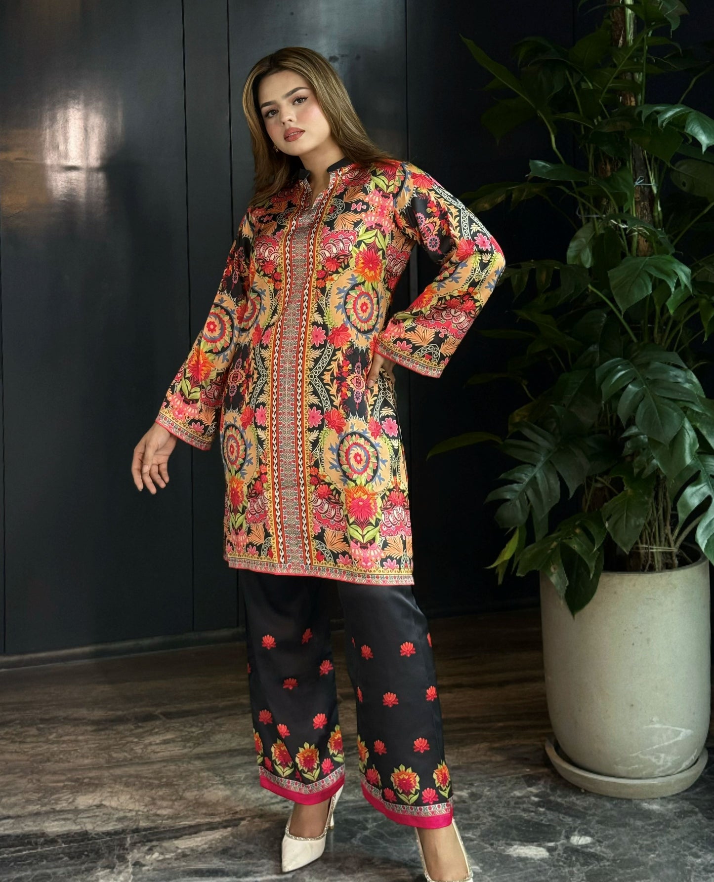 Petal Drift Printed Co-ord Set