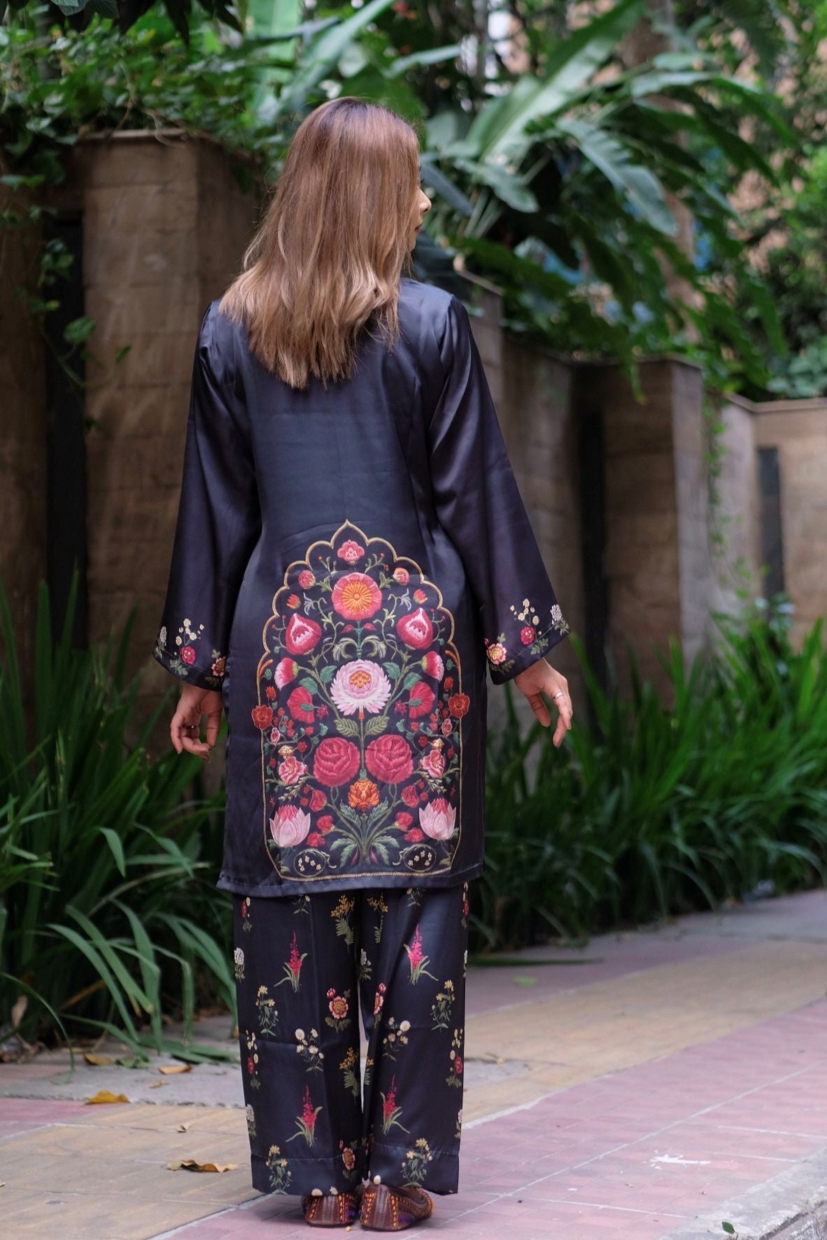 Midnight Black Floral Co-ord Set