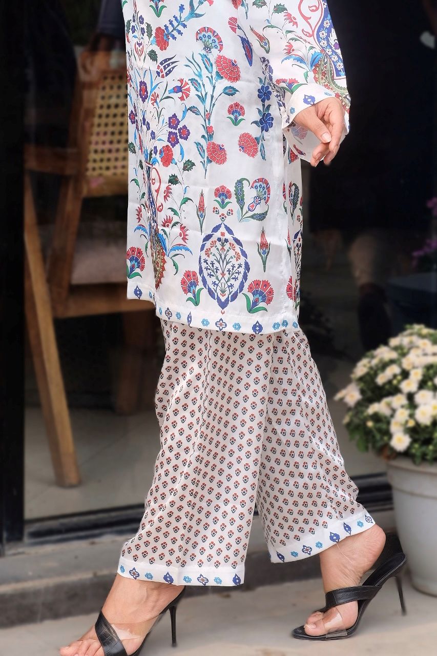 Ivory Garden Elegance Co-Ord Set