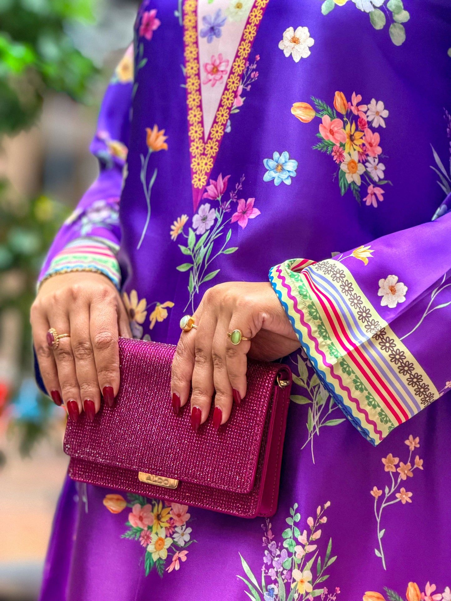 Royal Orchid Elegance Kameez And Pant Set