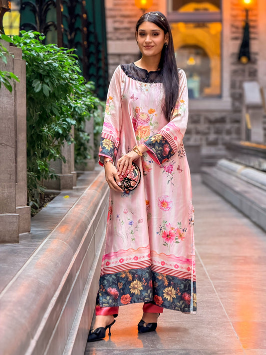 Blush Garden Grace Kameez And Pant Set