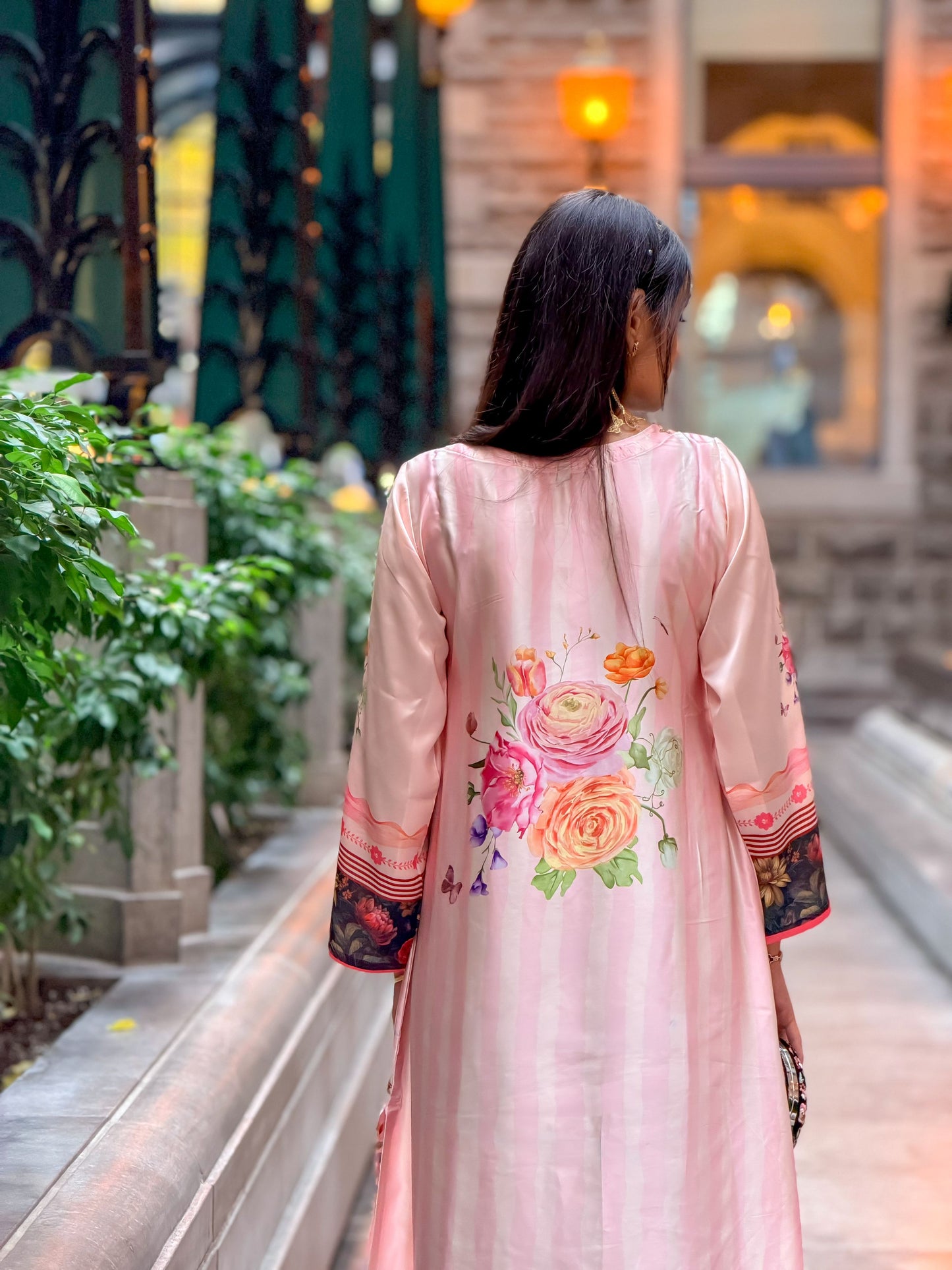 Blush Garden Grace Kameez And Pant Set