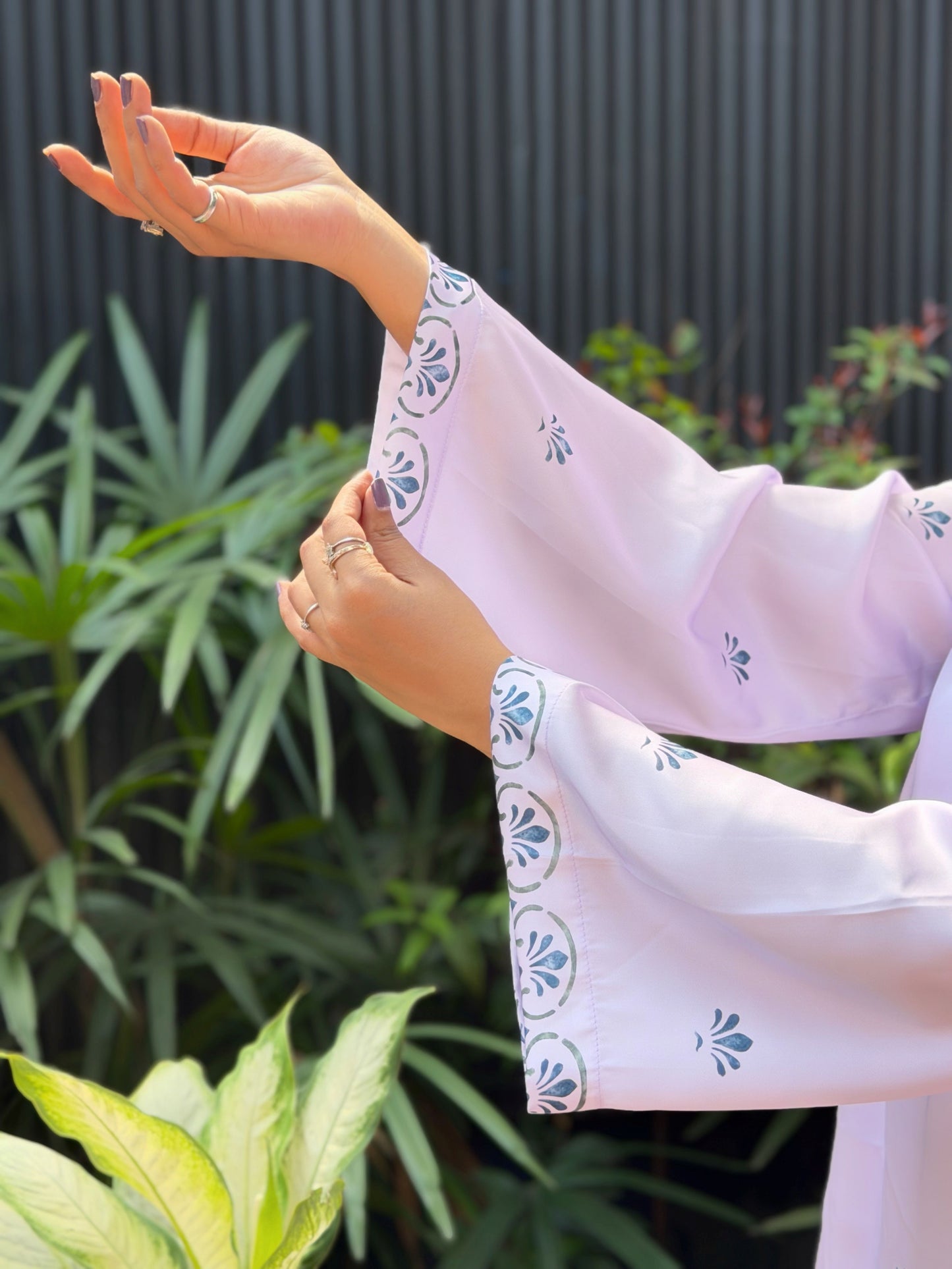 Lilac Booti Print Mural Co-ord