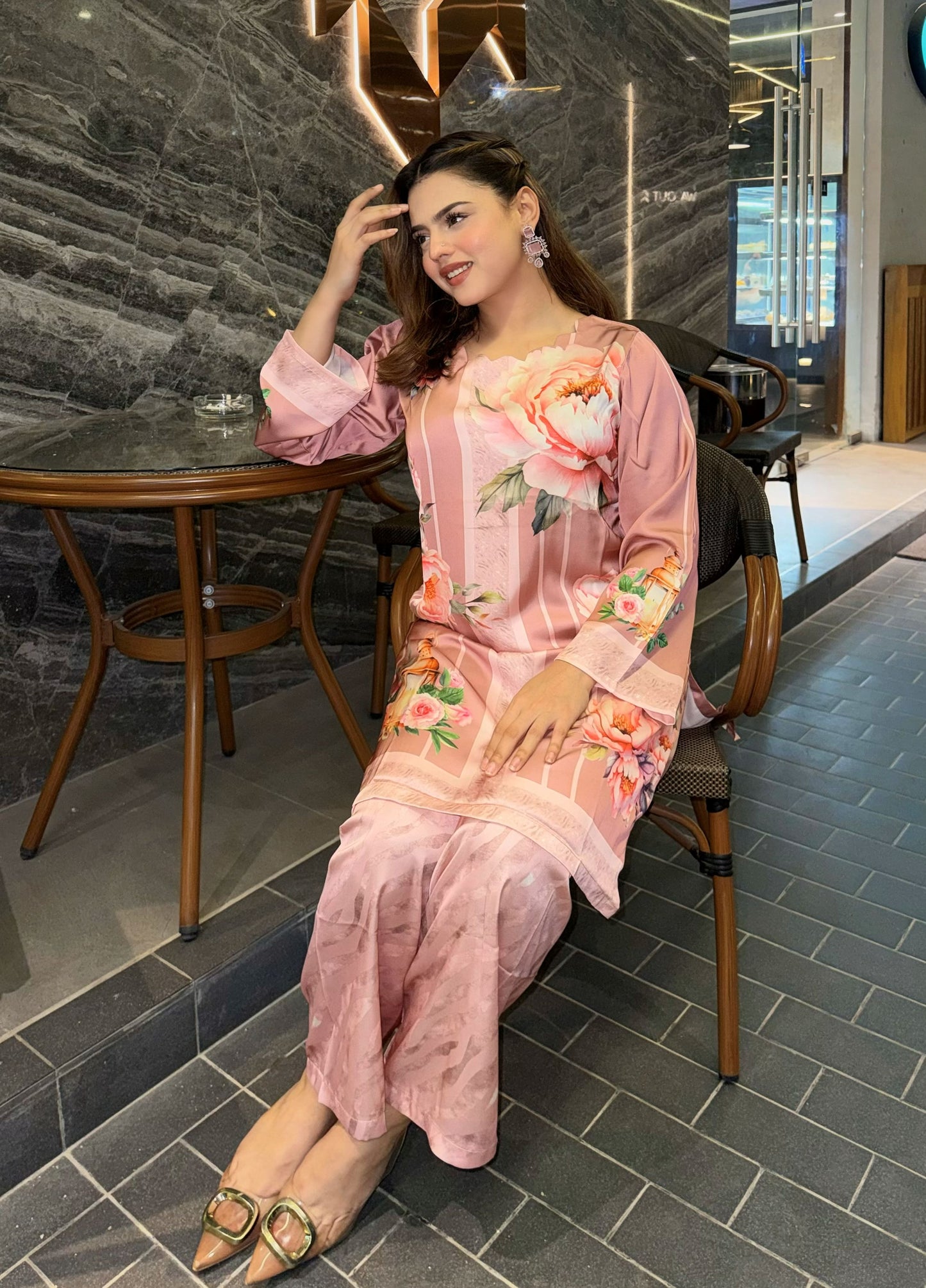 Blush Peony Co-ord Set