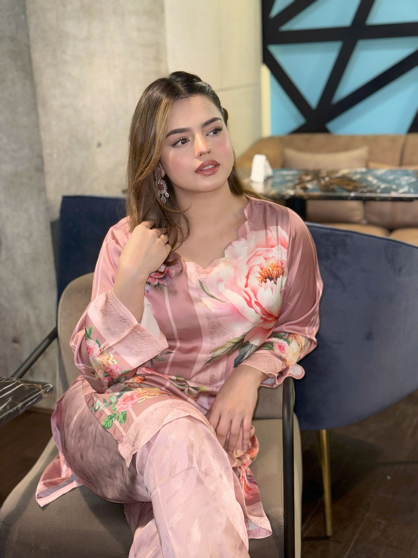 Blush Peony Co-ord Set