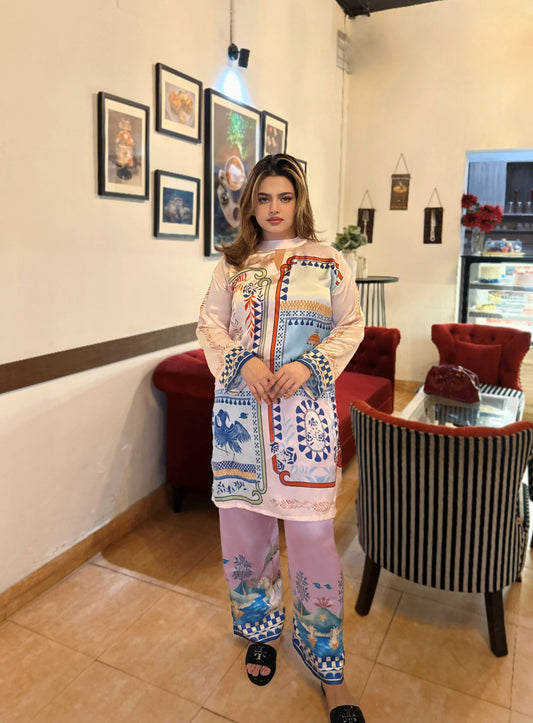 Azure Heritage Co-ord Set